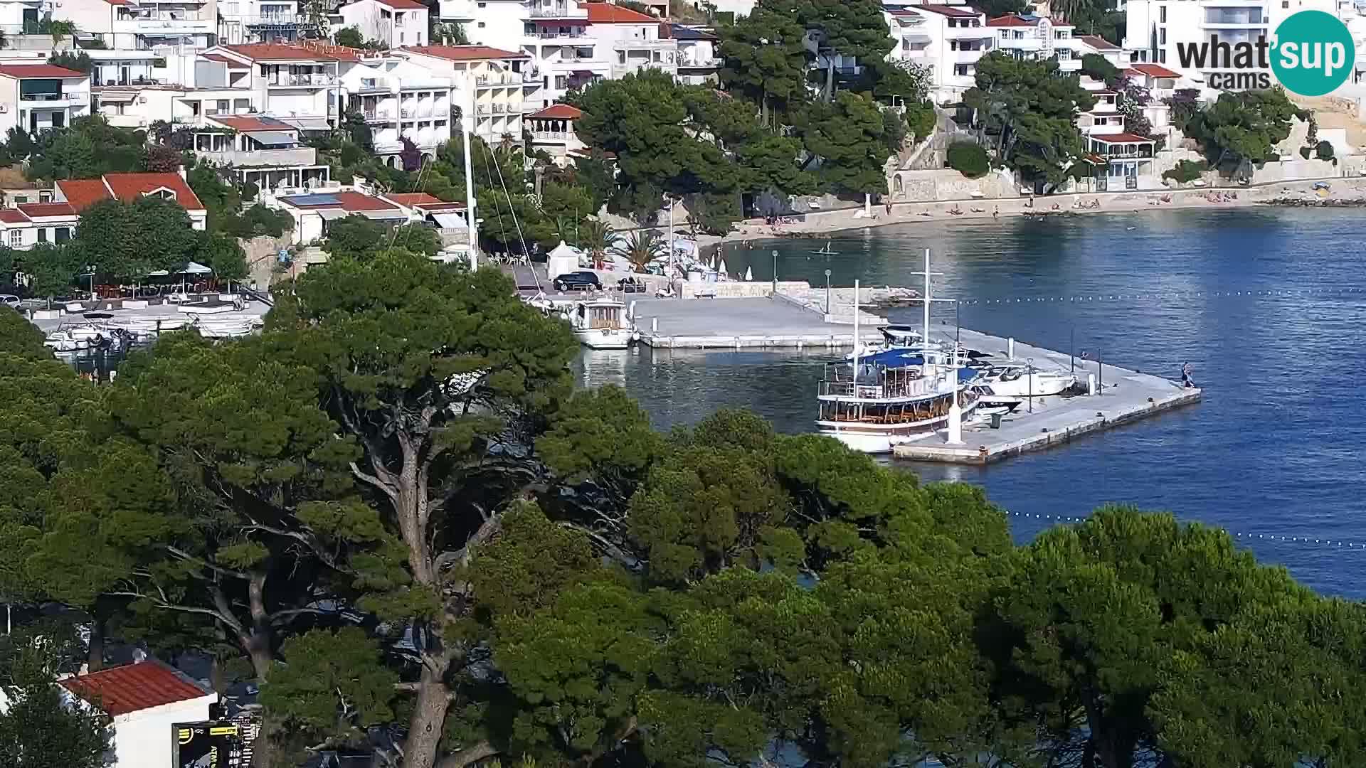 Live webcam Brela – Panorama