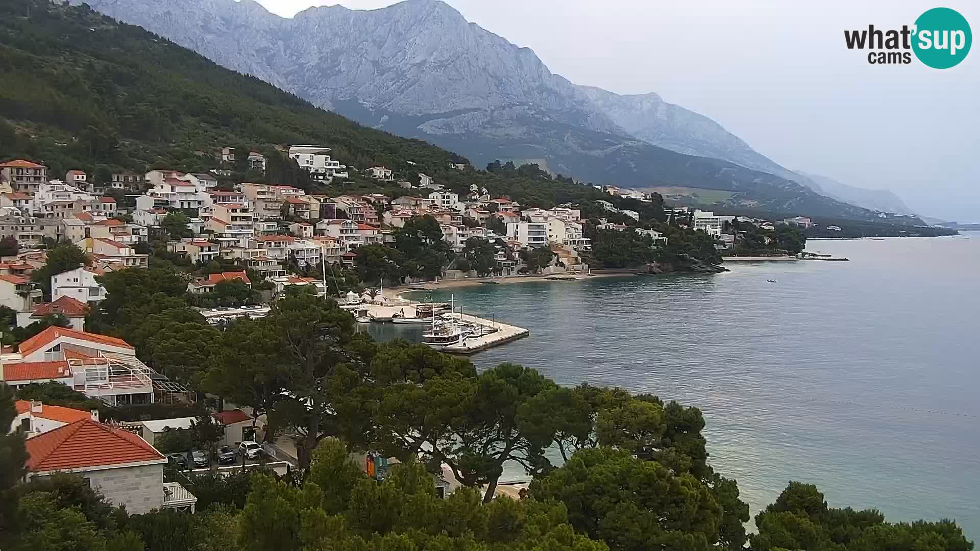 Okretna web kamera Brela – Panorama