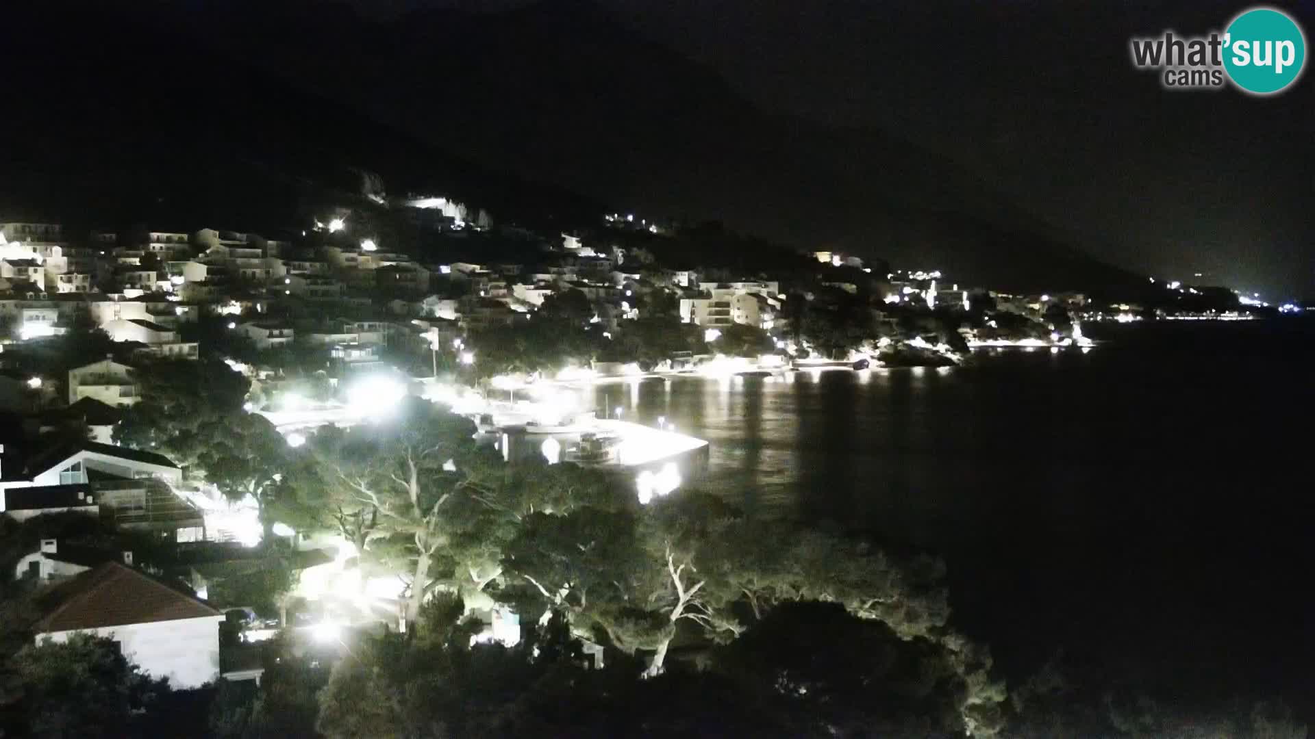 Live webcam Brela – Panorama