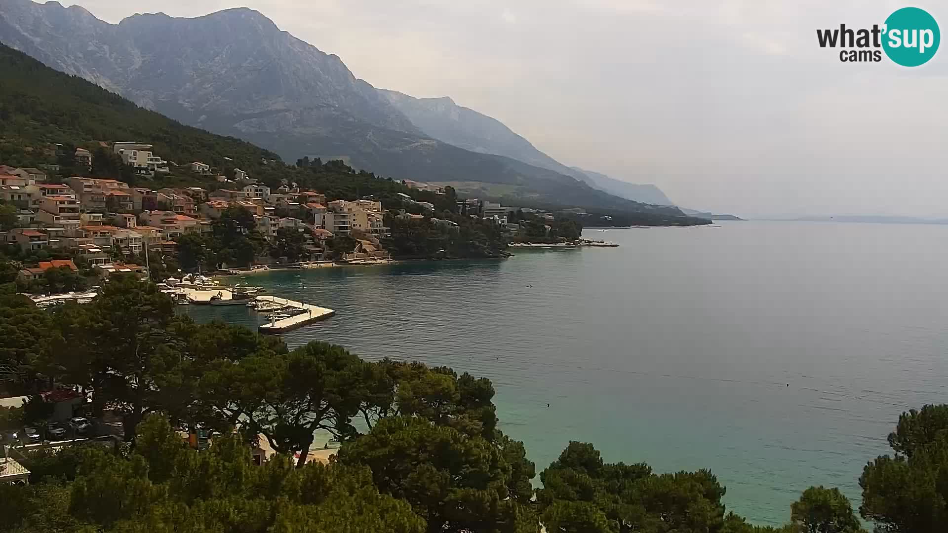 PTZ Webcam Brela – Panorama
