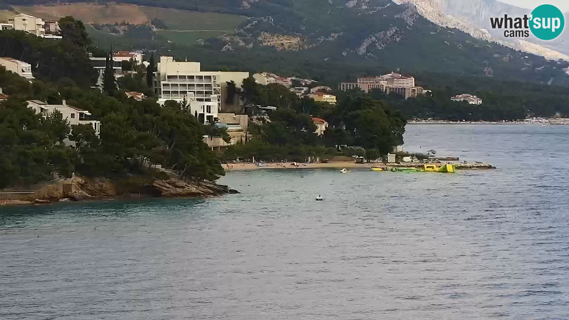 Live webcam Brela – Panorama