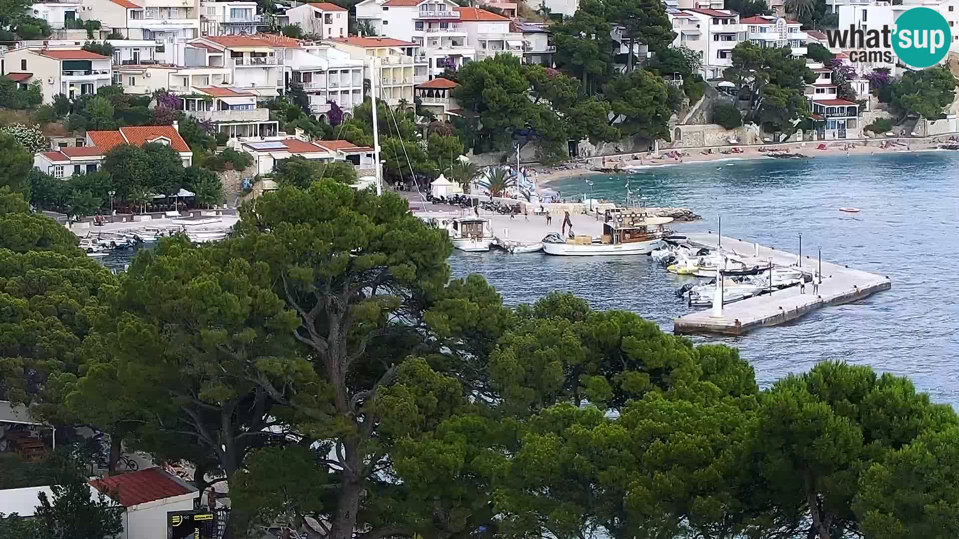 Live webcam Brela – Panorama