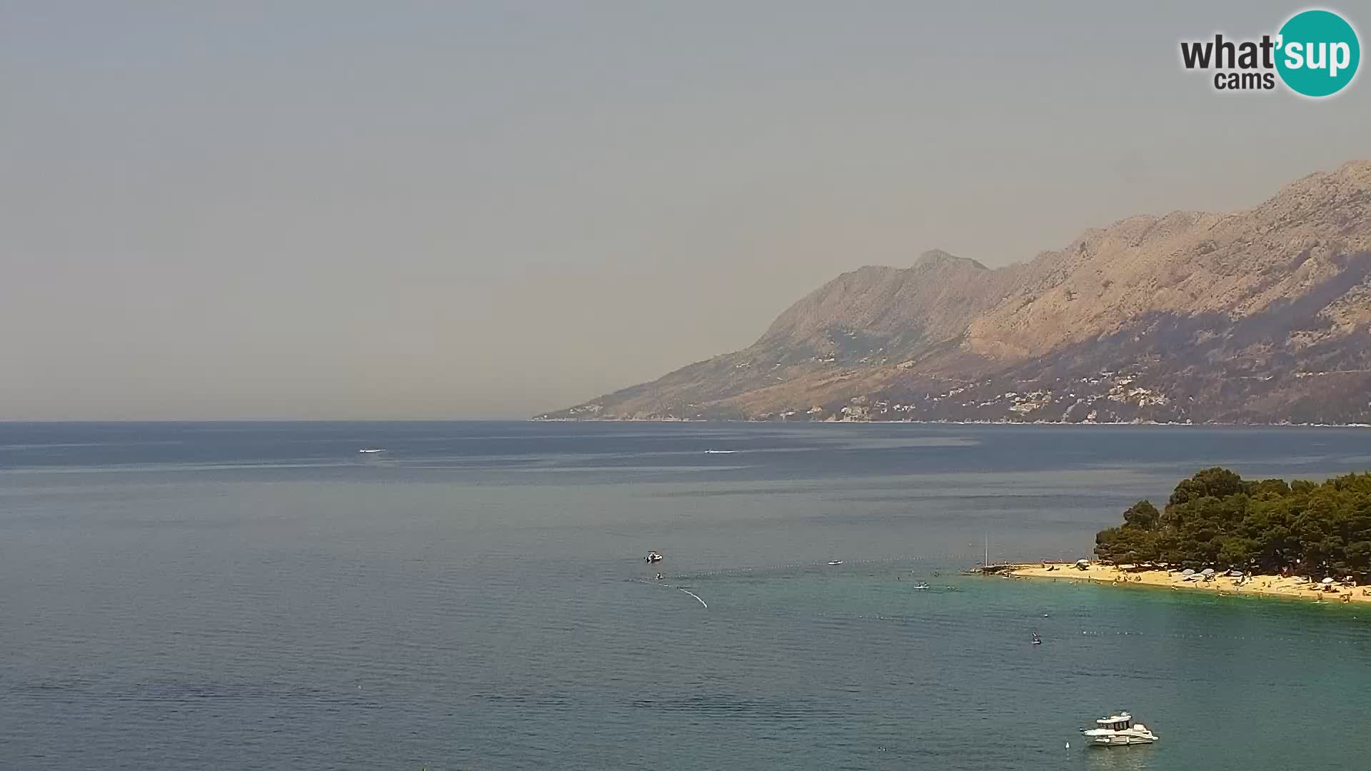 Okretna web kamera Brela – Panorama