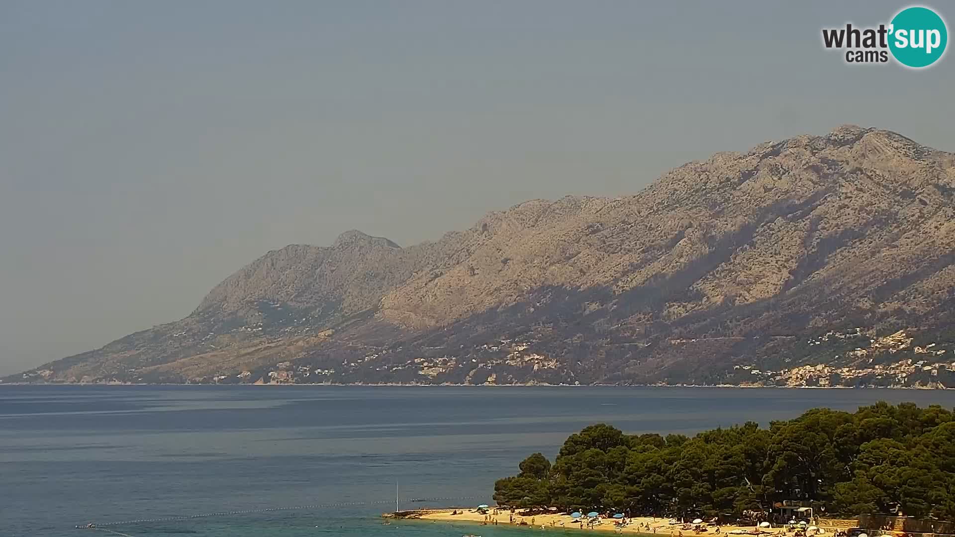 PTZ Webcam Brela – Panorama