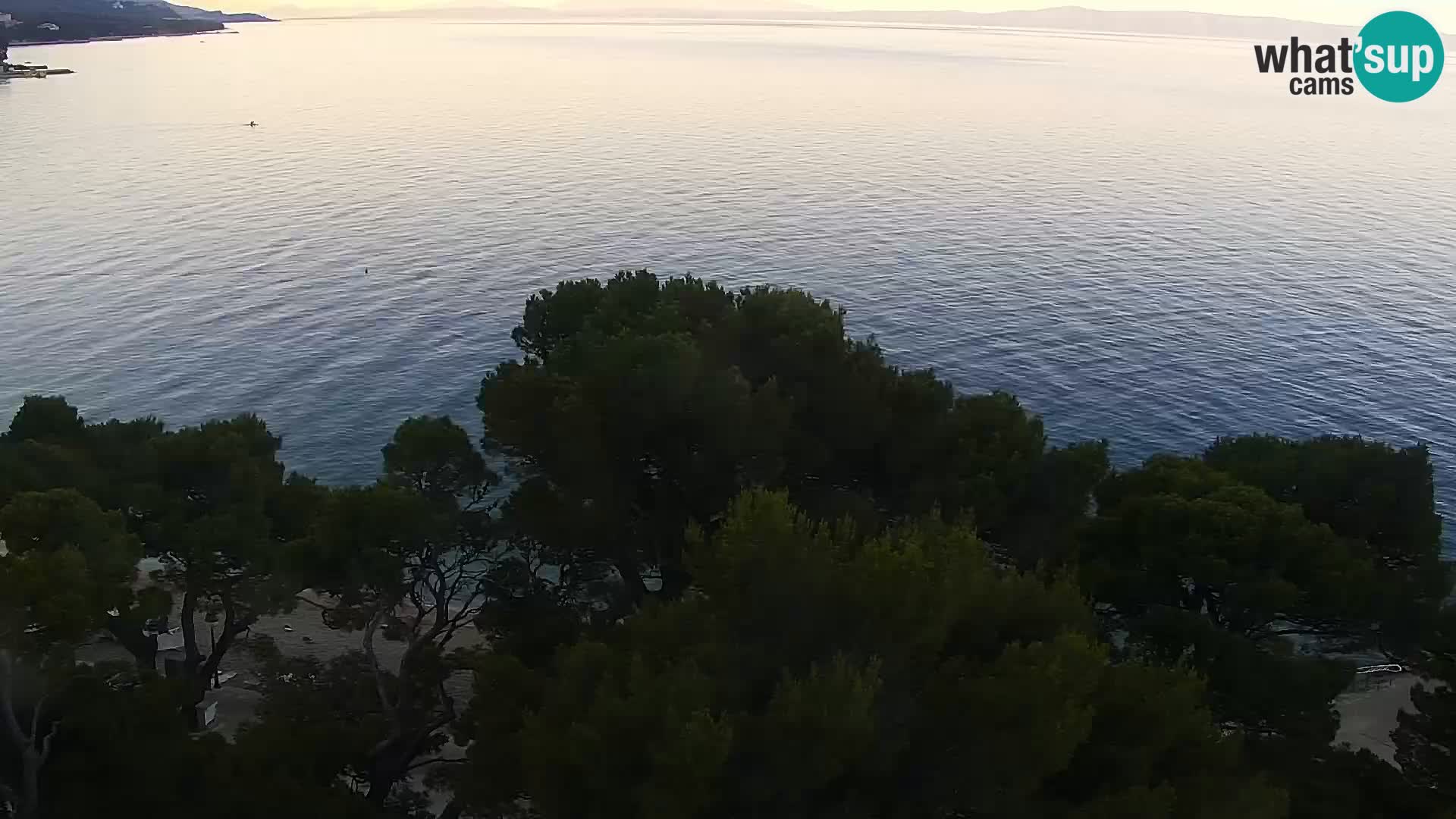 Live webcam Brela – Panorama