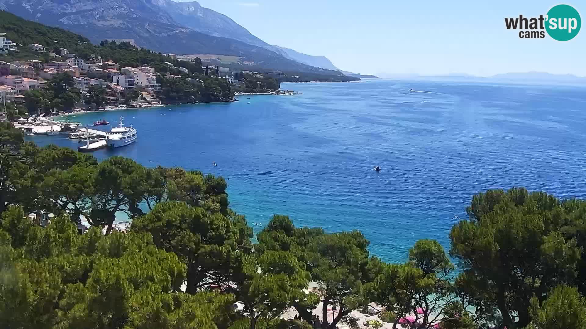 PTZ Webcam Brela – Panorama