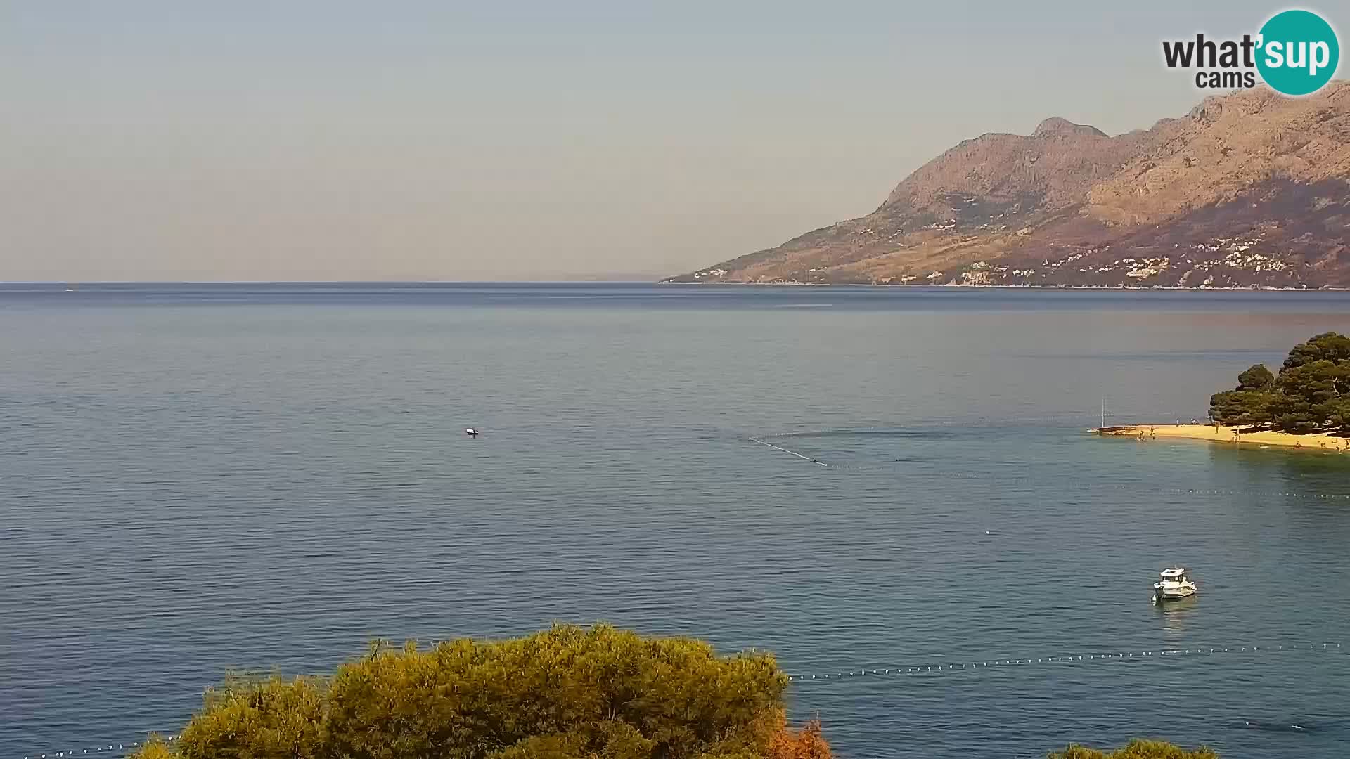 Live webcam Brela – Panorama