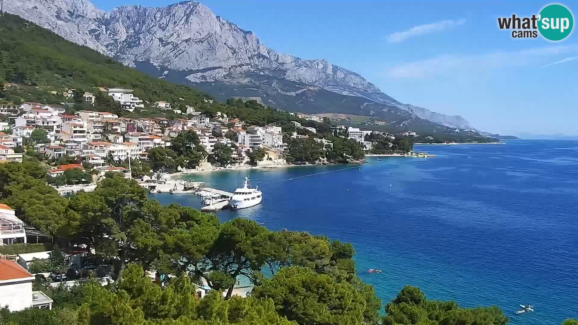 PTZ Webcam Brela – Panorama