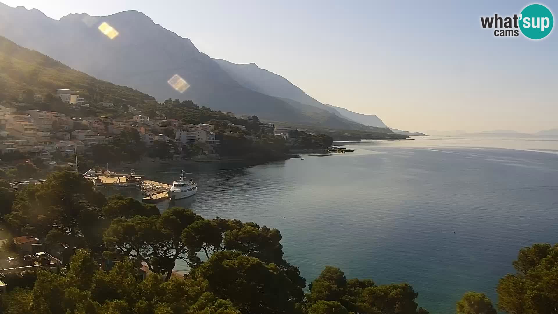 PTZ Webcam Brela – Panorama