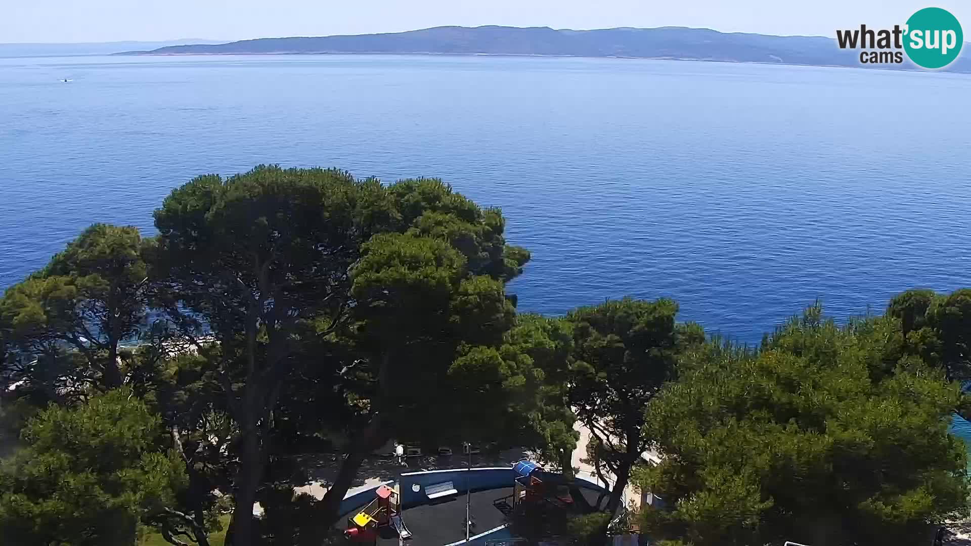 Live webcam Brela – Panorama