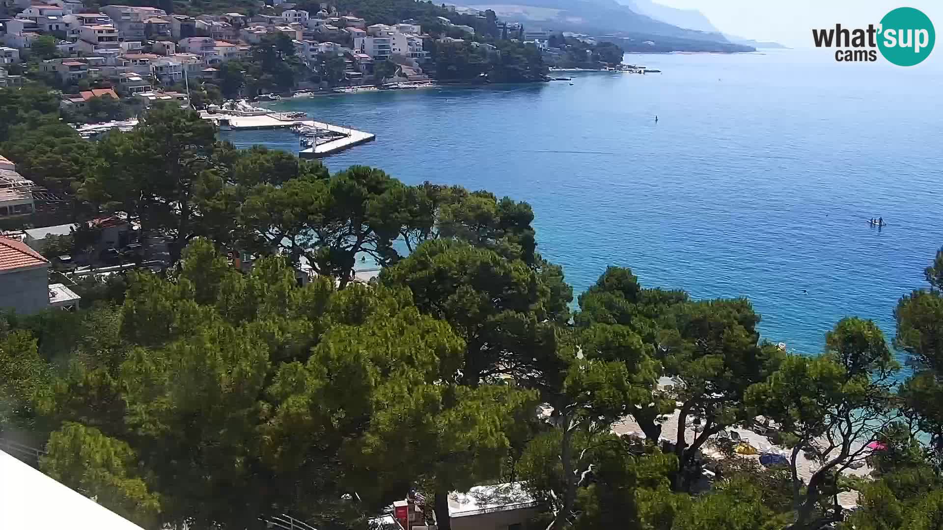 PTZ Webcam Brela – Panorama