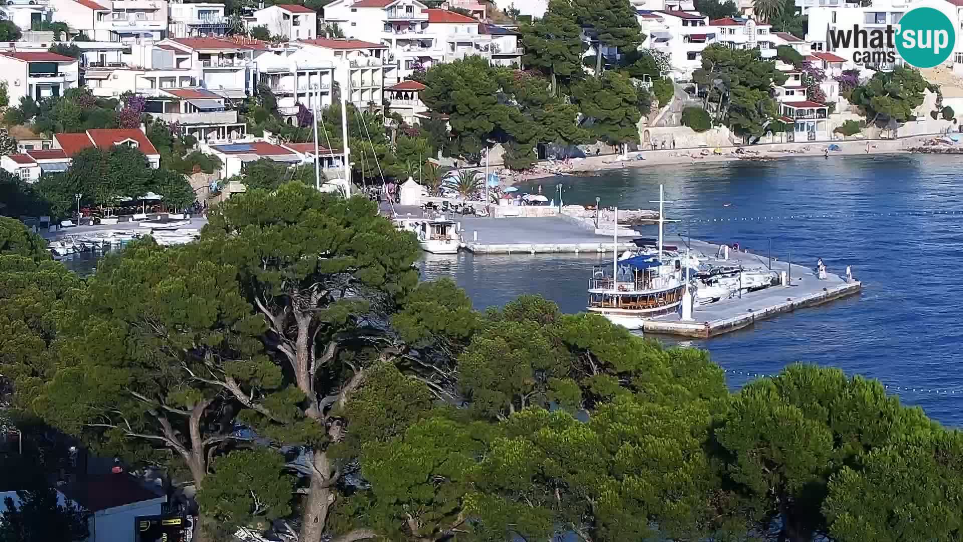 Live webcam Brela – Panorama