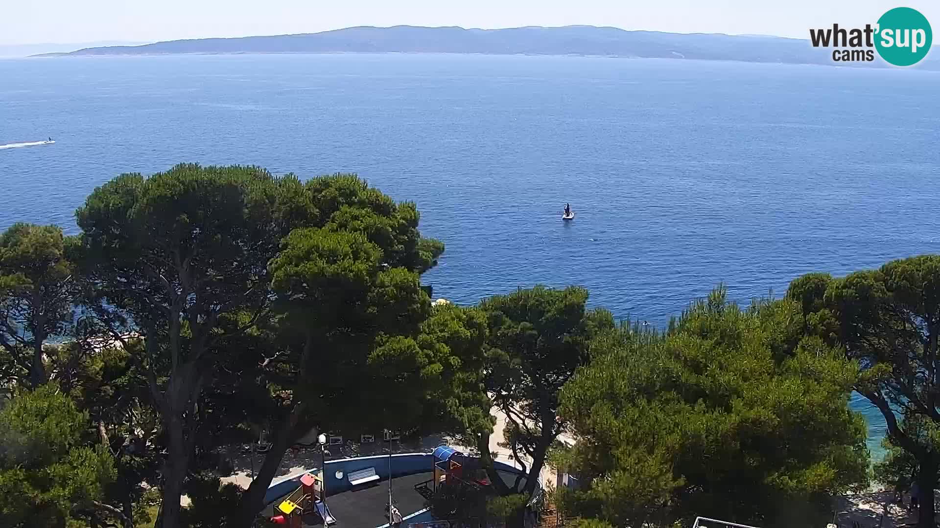 Okretna web kamera Brela – Panorama
