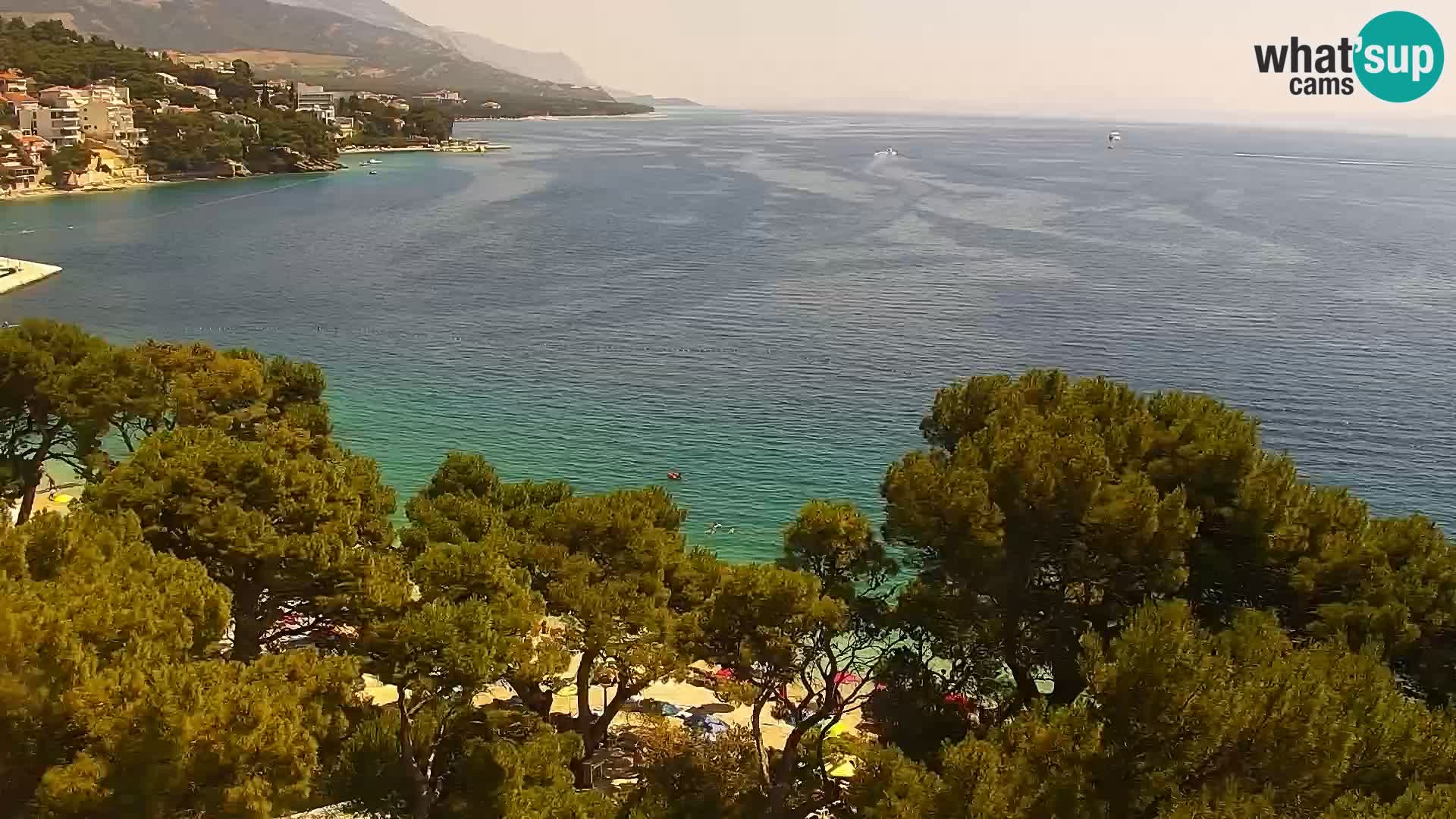PTZ Webcam Brela – Panorama