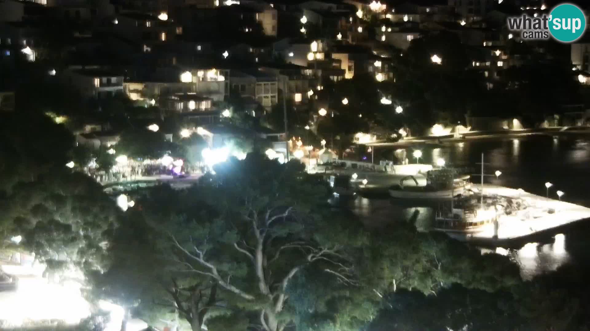 Live webcam Brela – Panorama