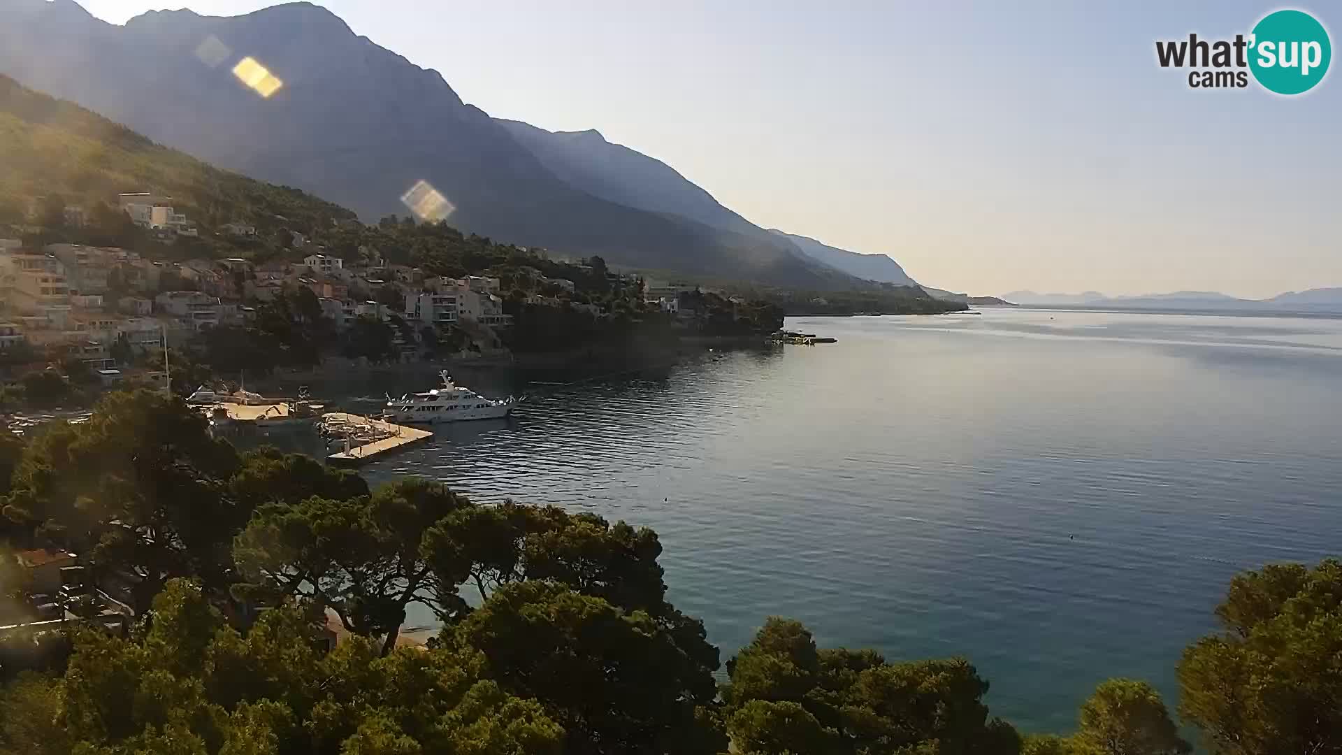 Okretna web kamera Brela – Panorama