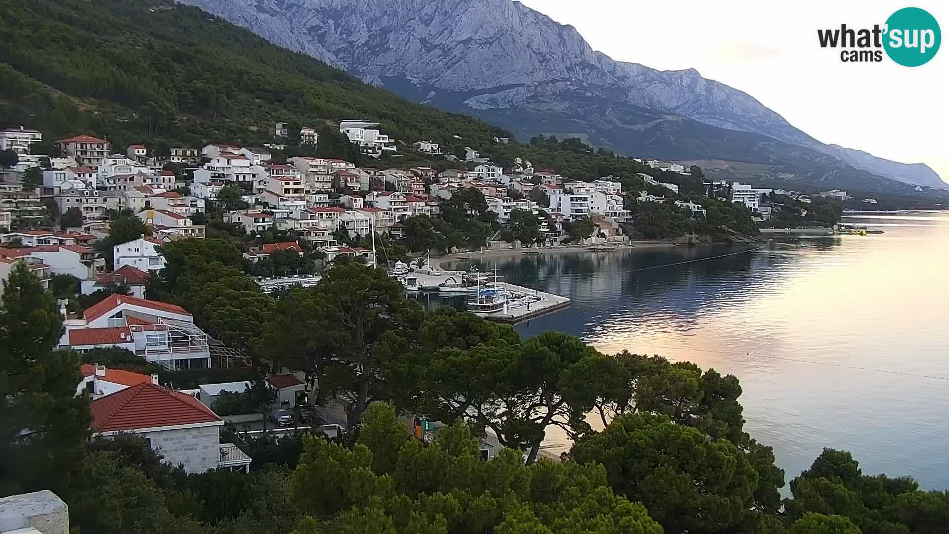 Live webcam Brela – Panorama