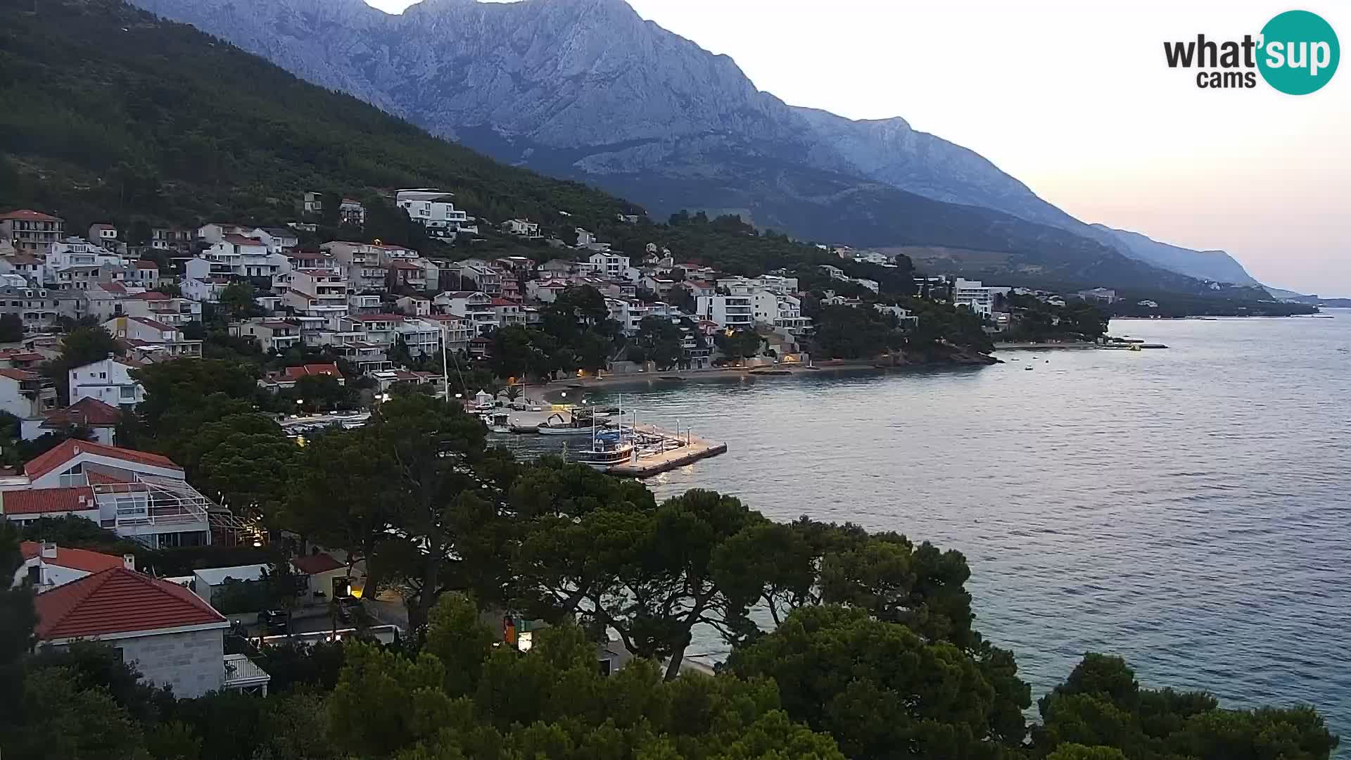 Live webcam Brela – Panorama