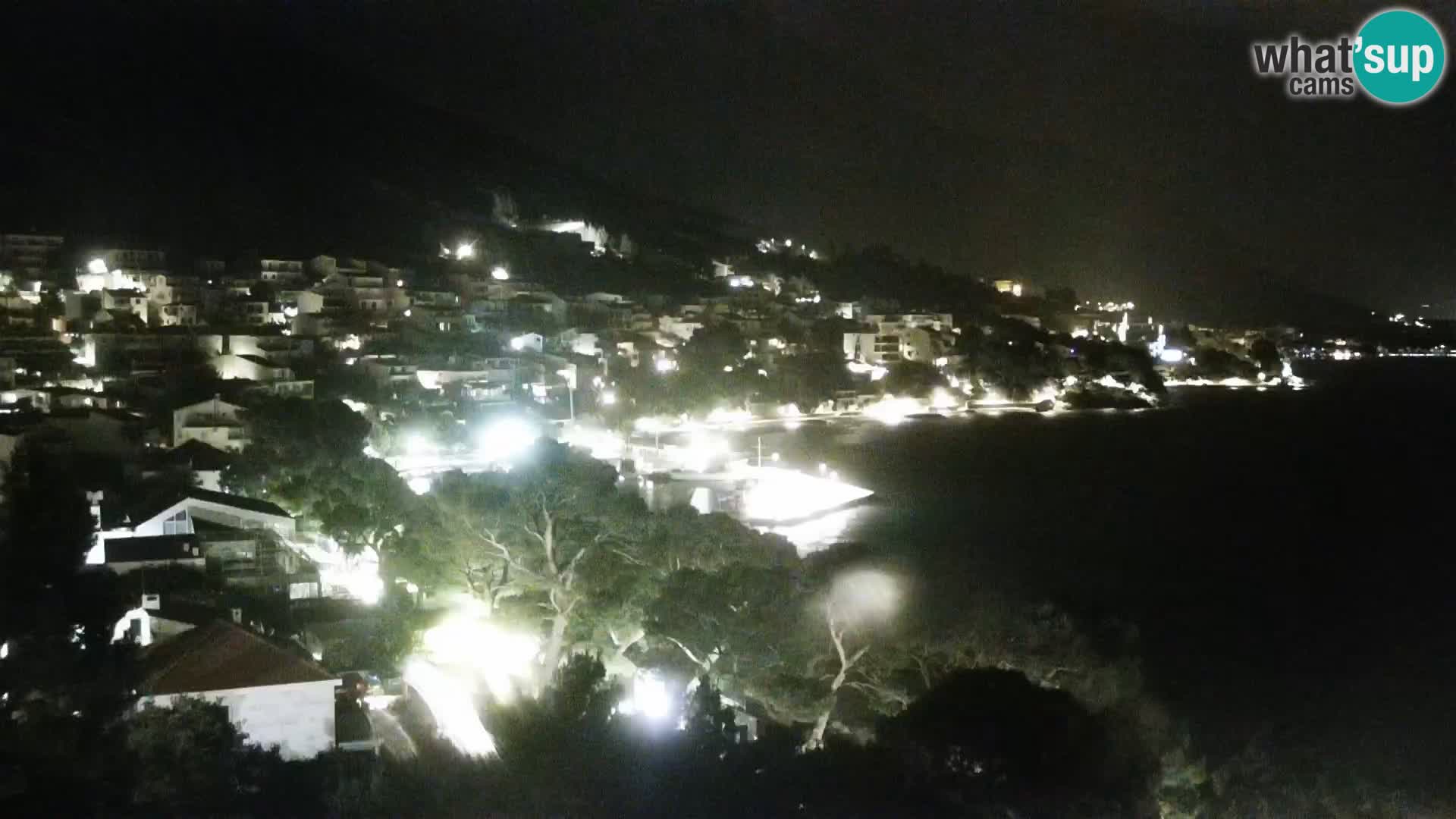 Live webcam Brela – Panorama