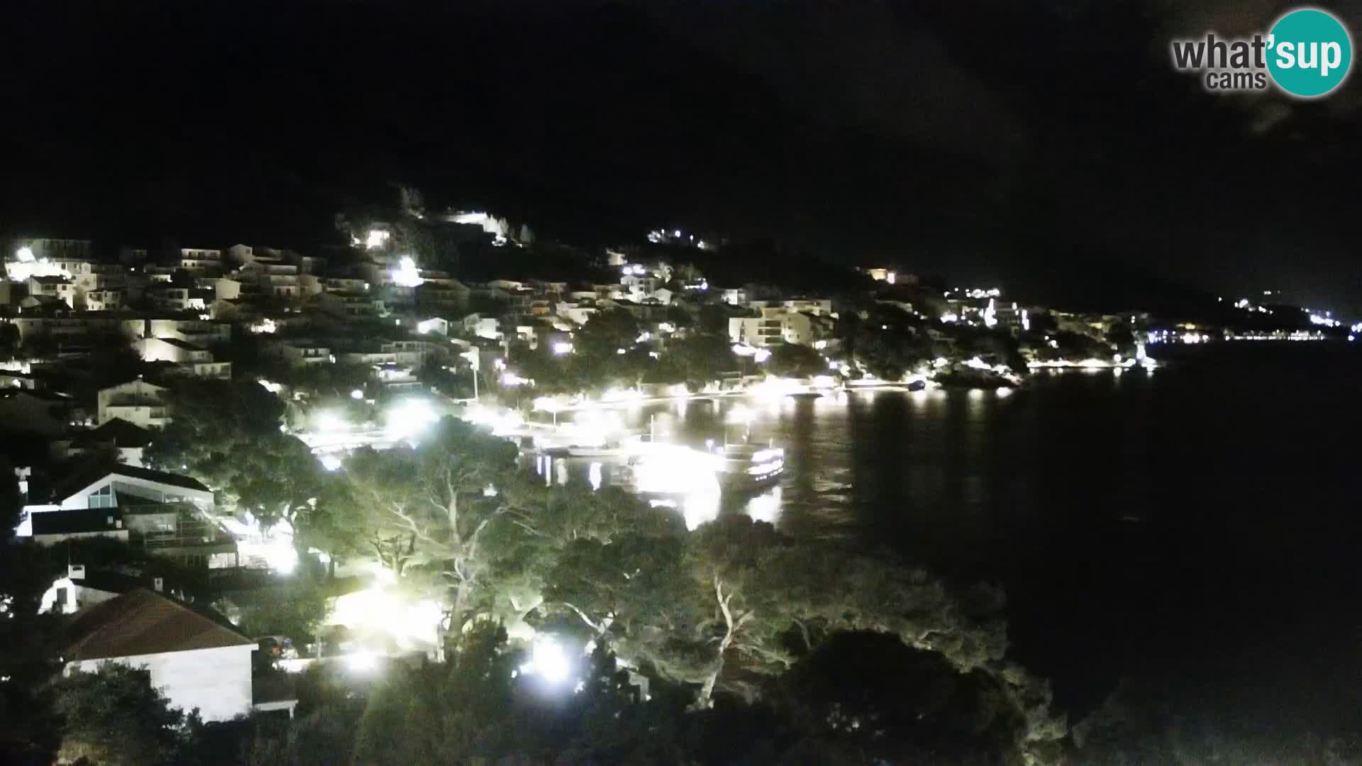 Live webcam Brela – Panorama