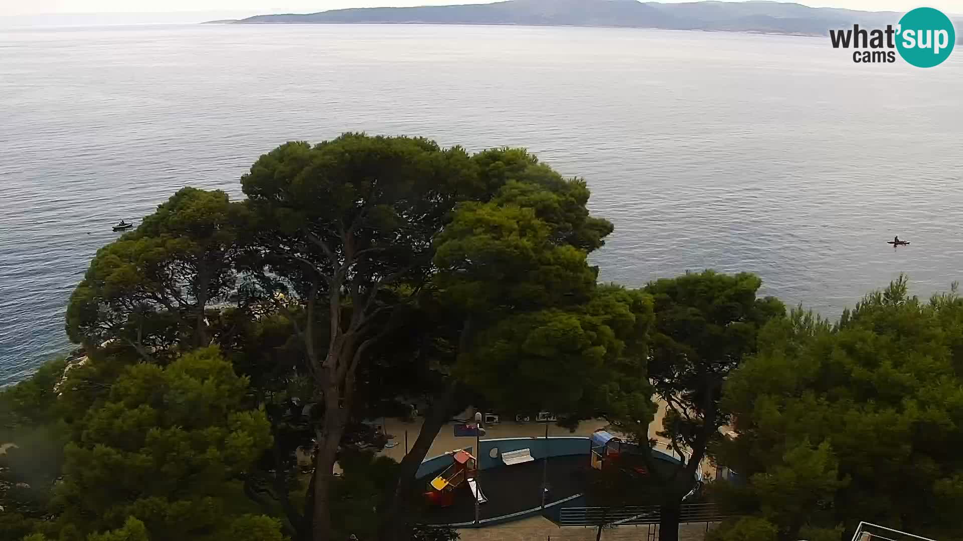 Live webcam Brela – Panorama