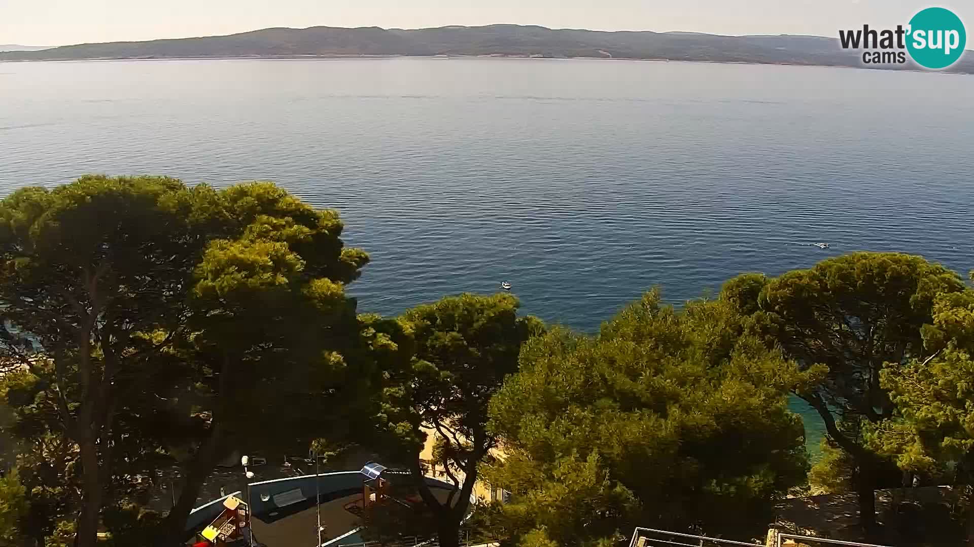 Live webcam Brela – Panorama