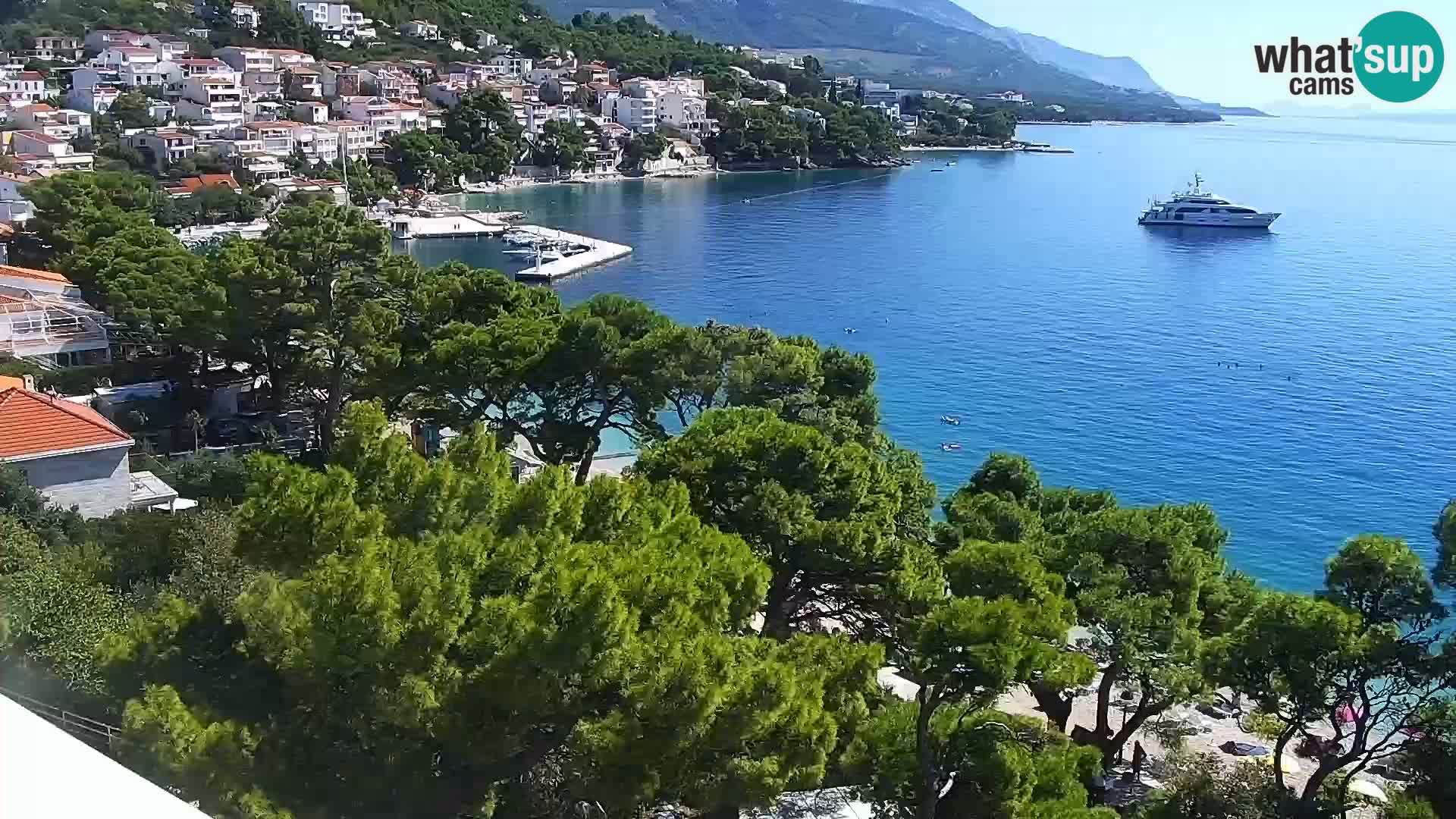 PTZ Webcam Brela – Panorama