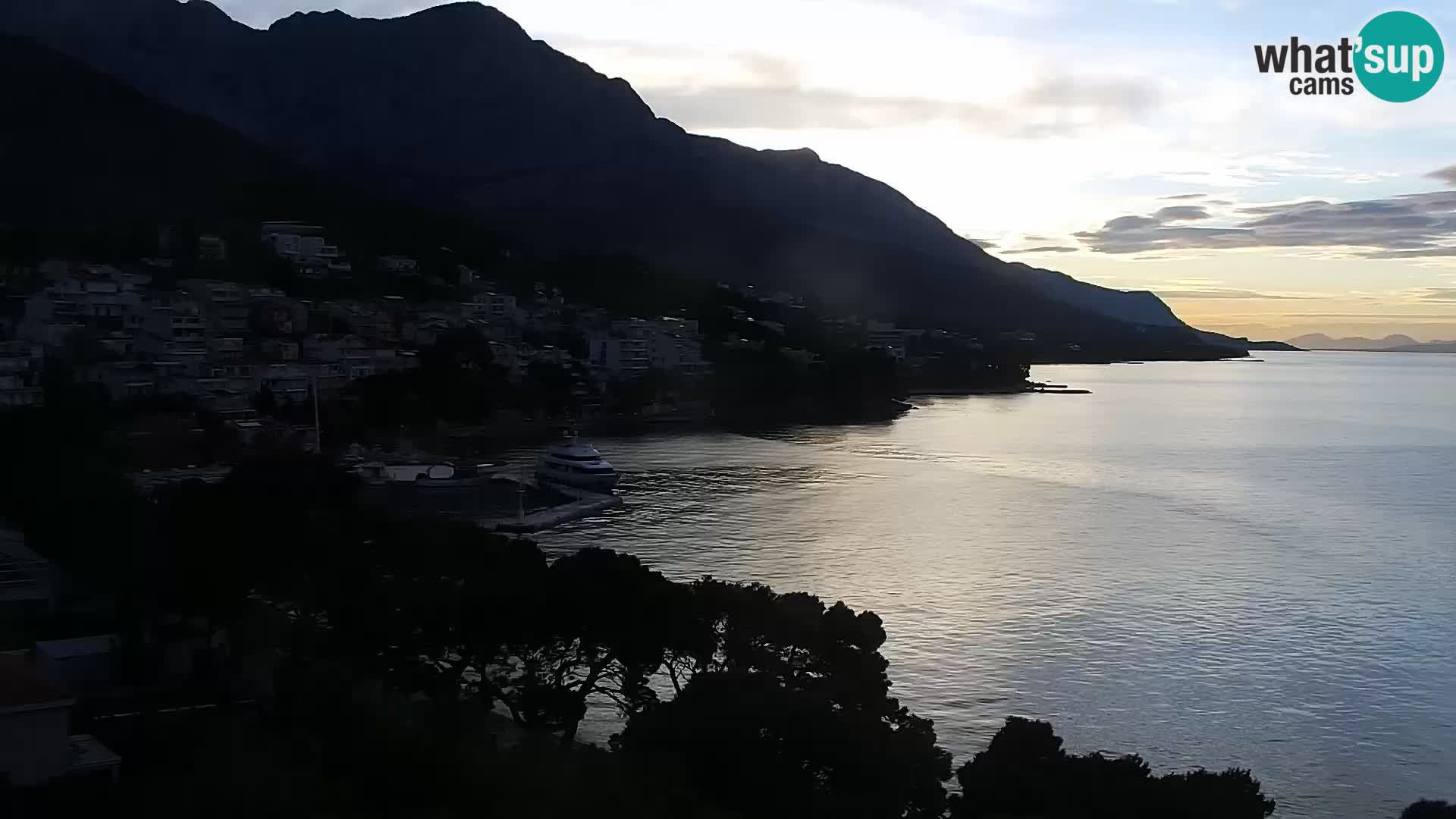 Live webcam Brela – Panorama