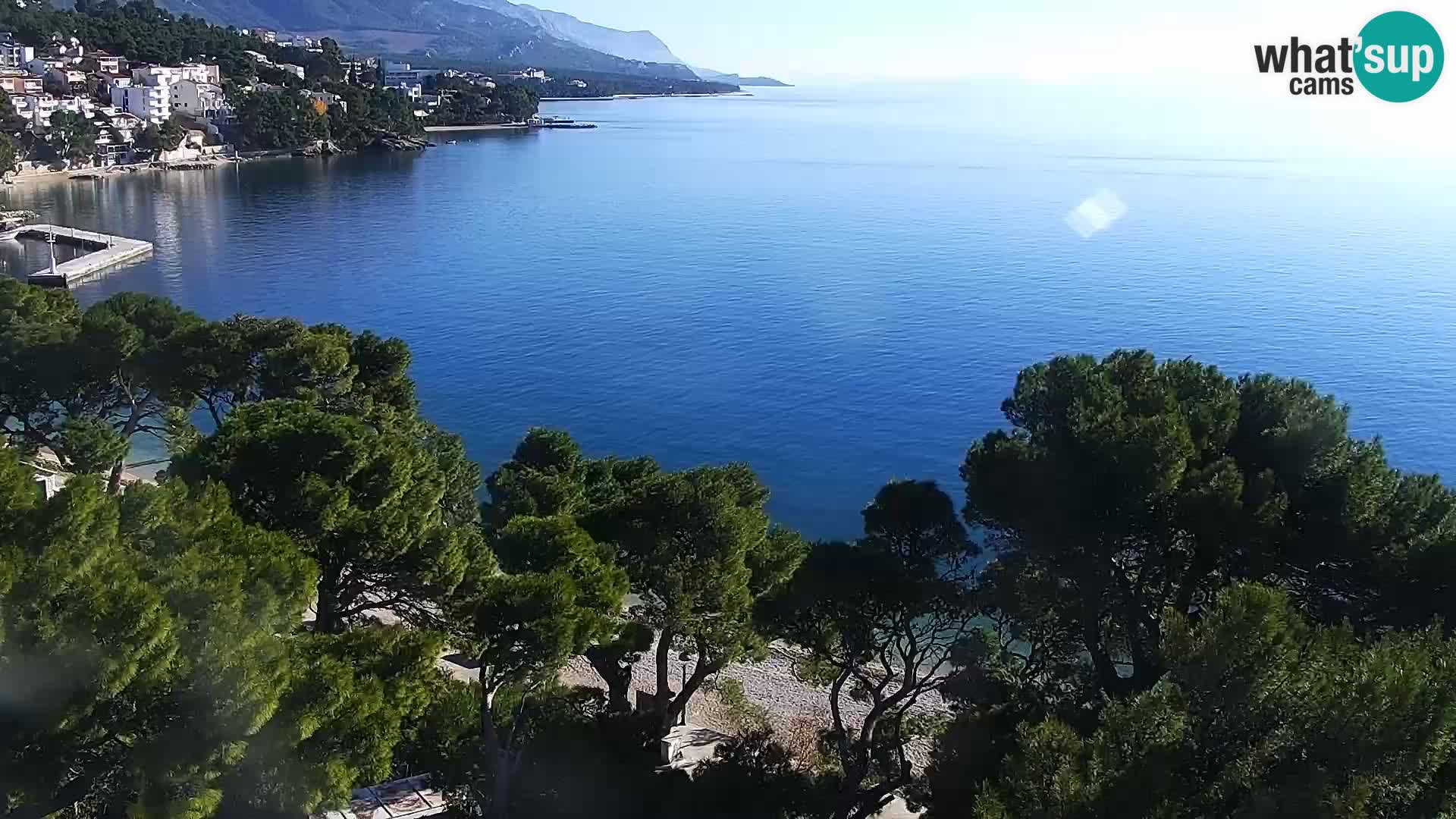 PTZ Webcam Brela – Panorama