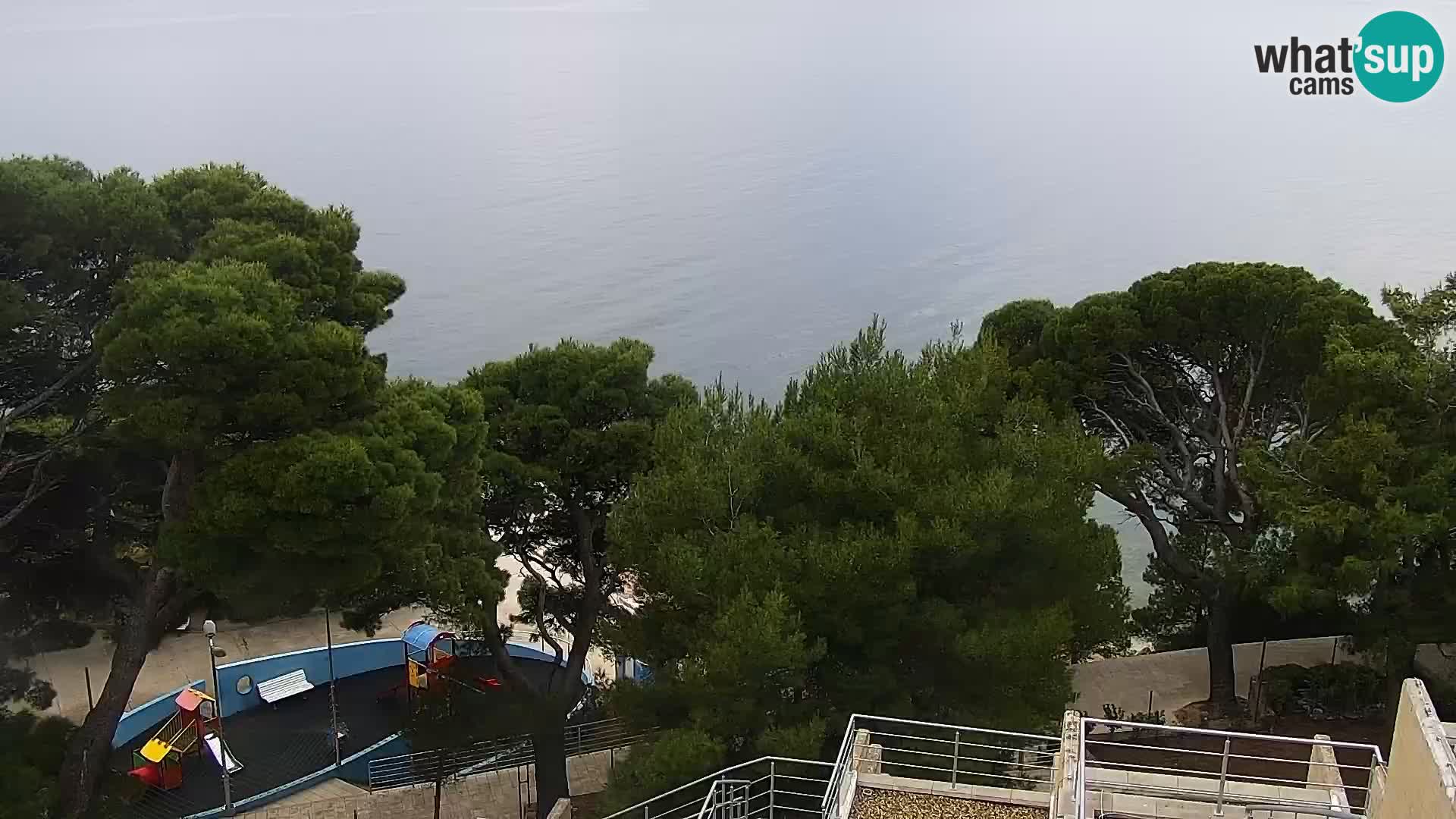 Live webcam Brela – Panorama