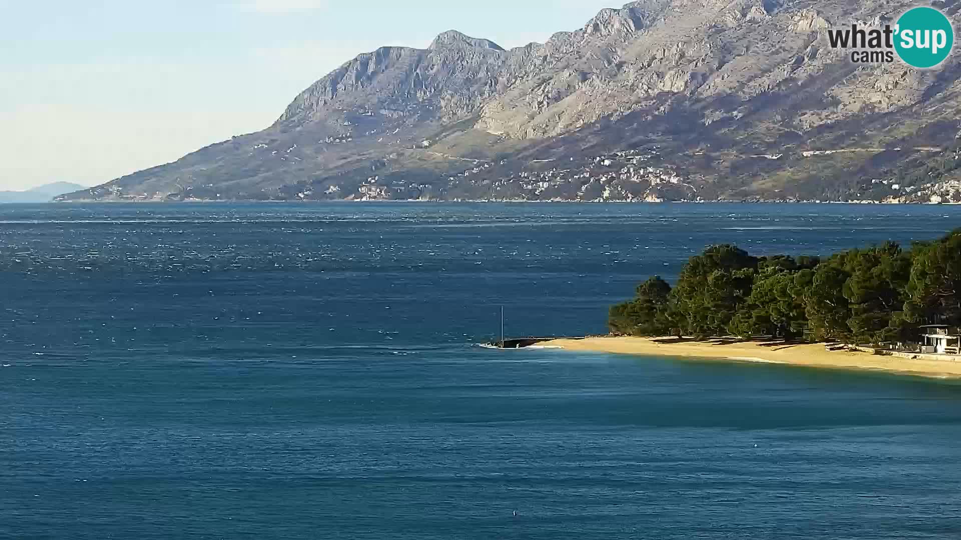 PTZ Webcam Brela – Panorama