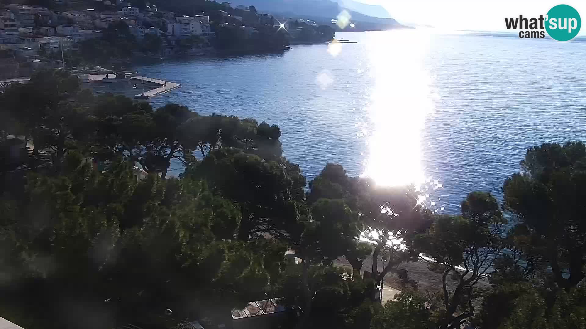 Okretna web kamera Brela – Panorama