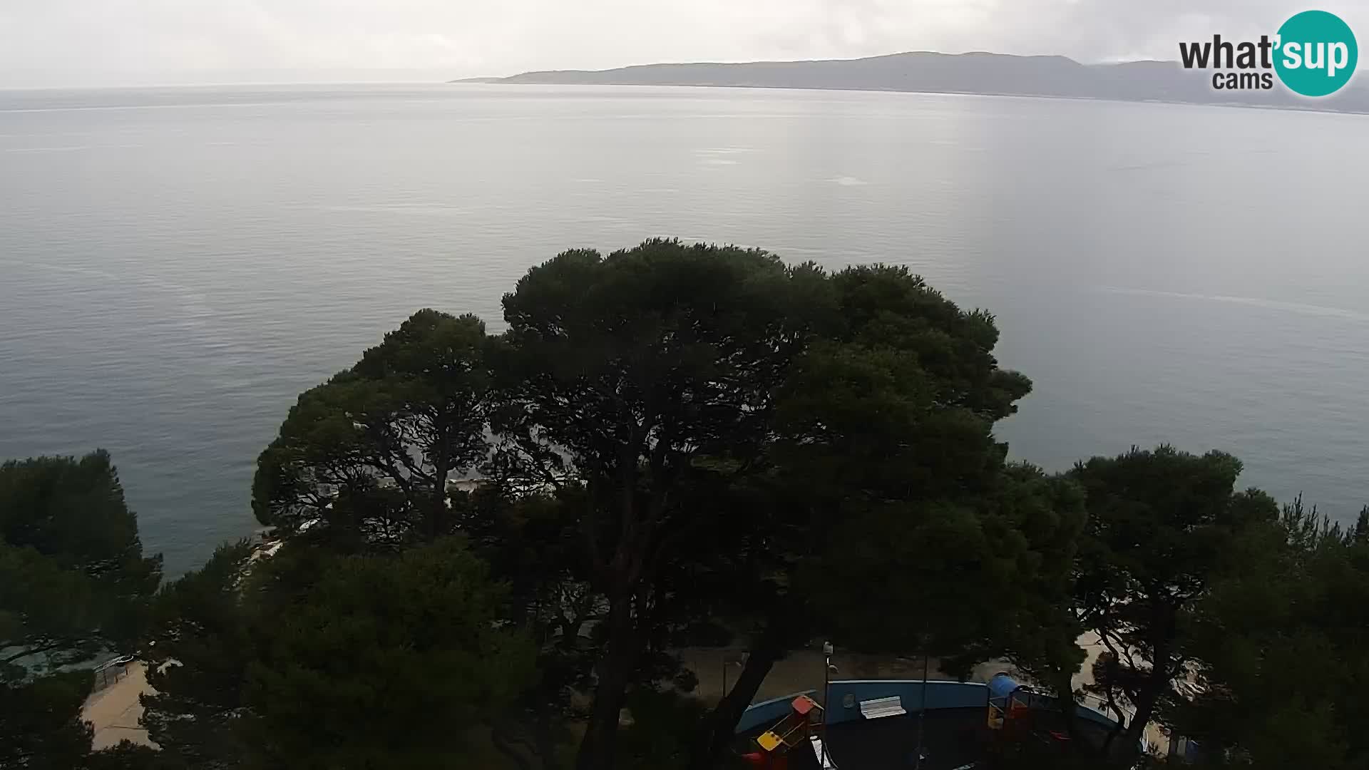 Live webcam Brela – Panorama