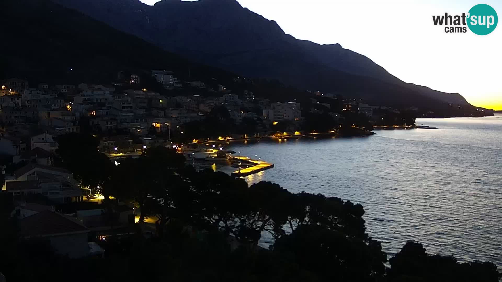 PTZ Webcam Brela – Panorama