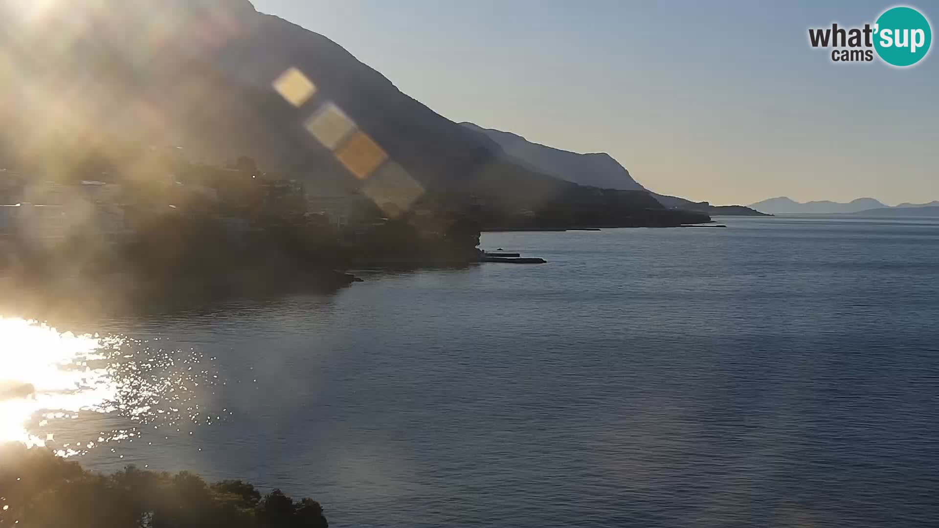 Live webcam Brela – Panorama