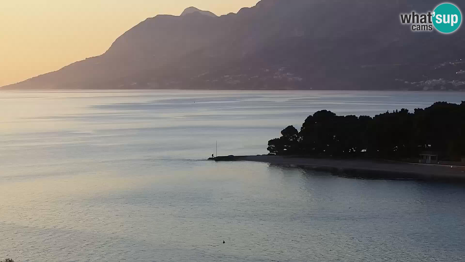 Okretna web kamera Brela – Panorama