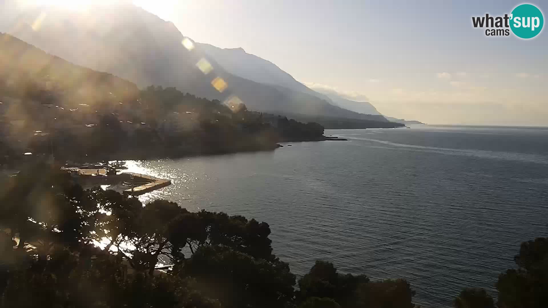 Okretna web kamera Brela – Panorama