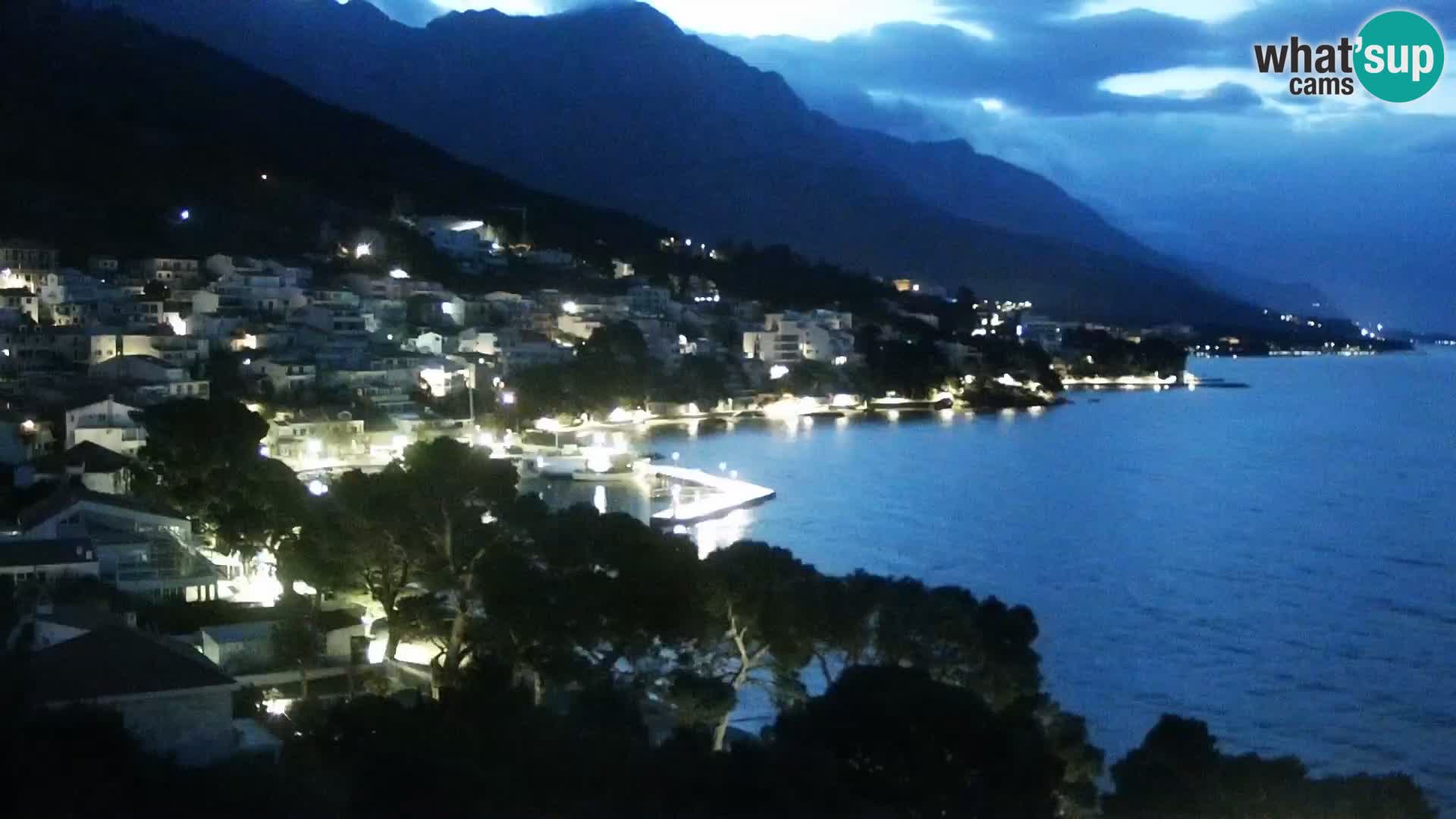 Live webcam Brela – Panorama