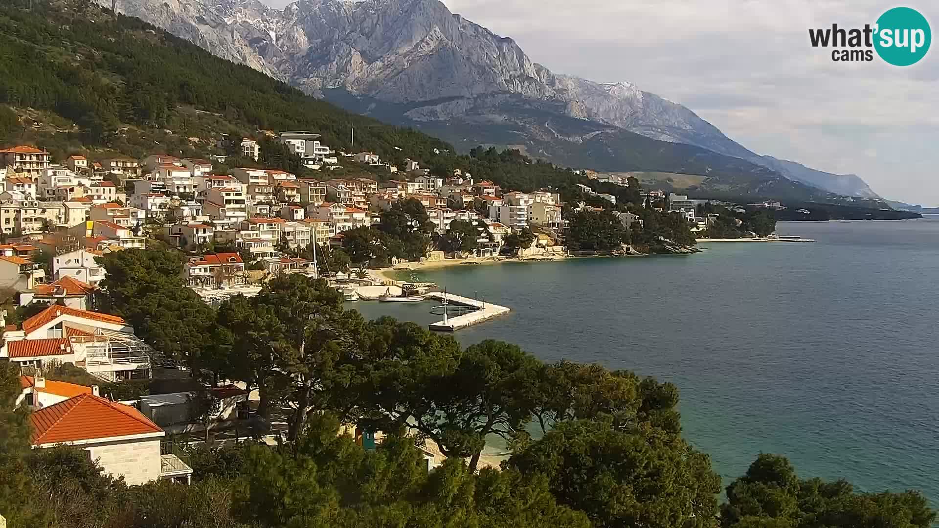 PTZ Webcam Brela – Panorama