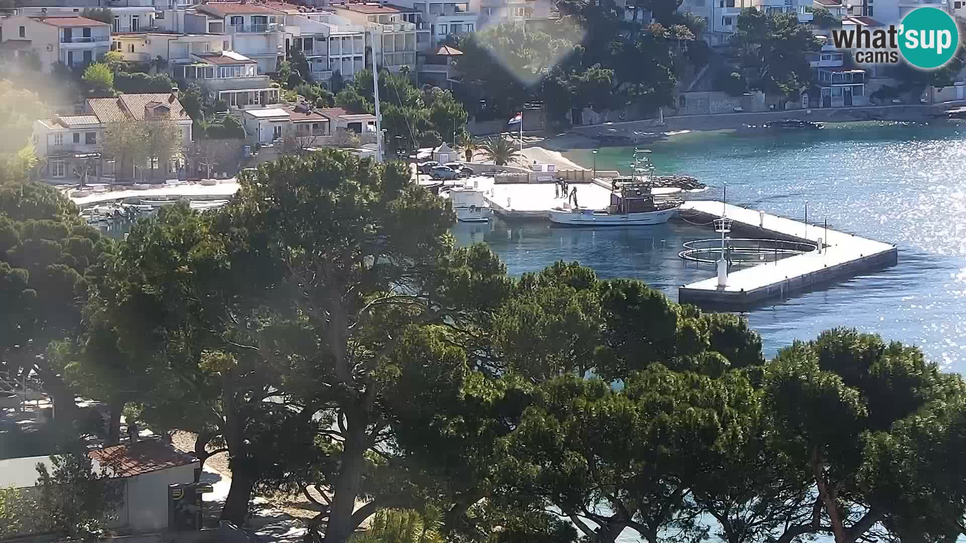 Live webcam Brela – Panorama