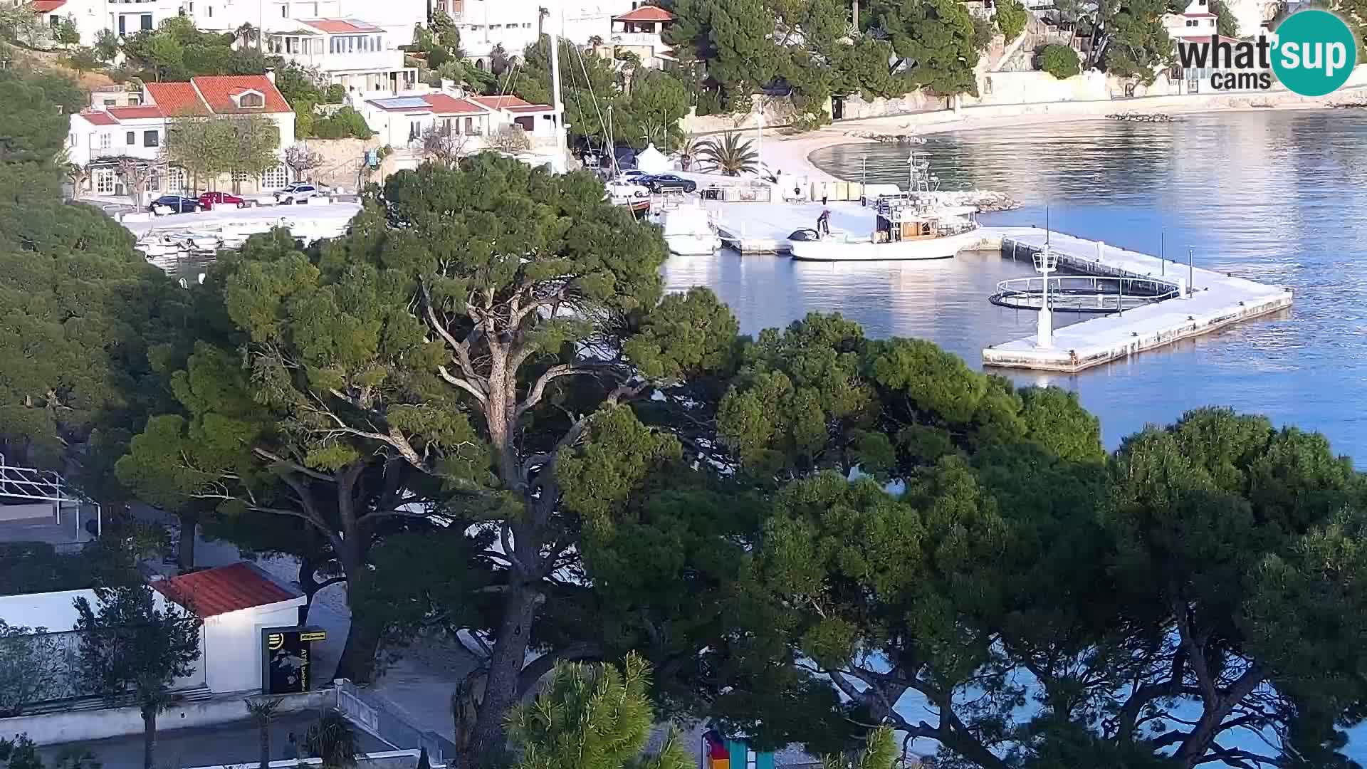 Live webcam Brela – Panorama