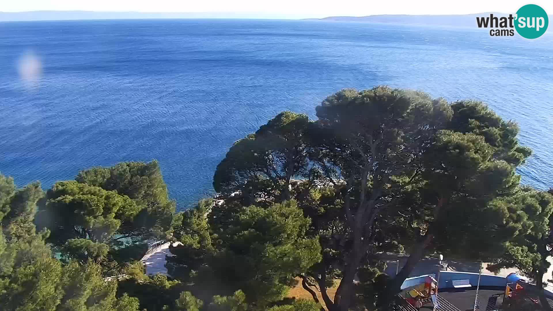 Live webcam Brela – Panorama