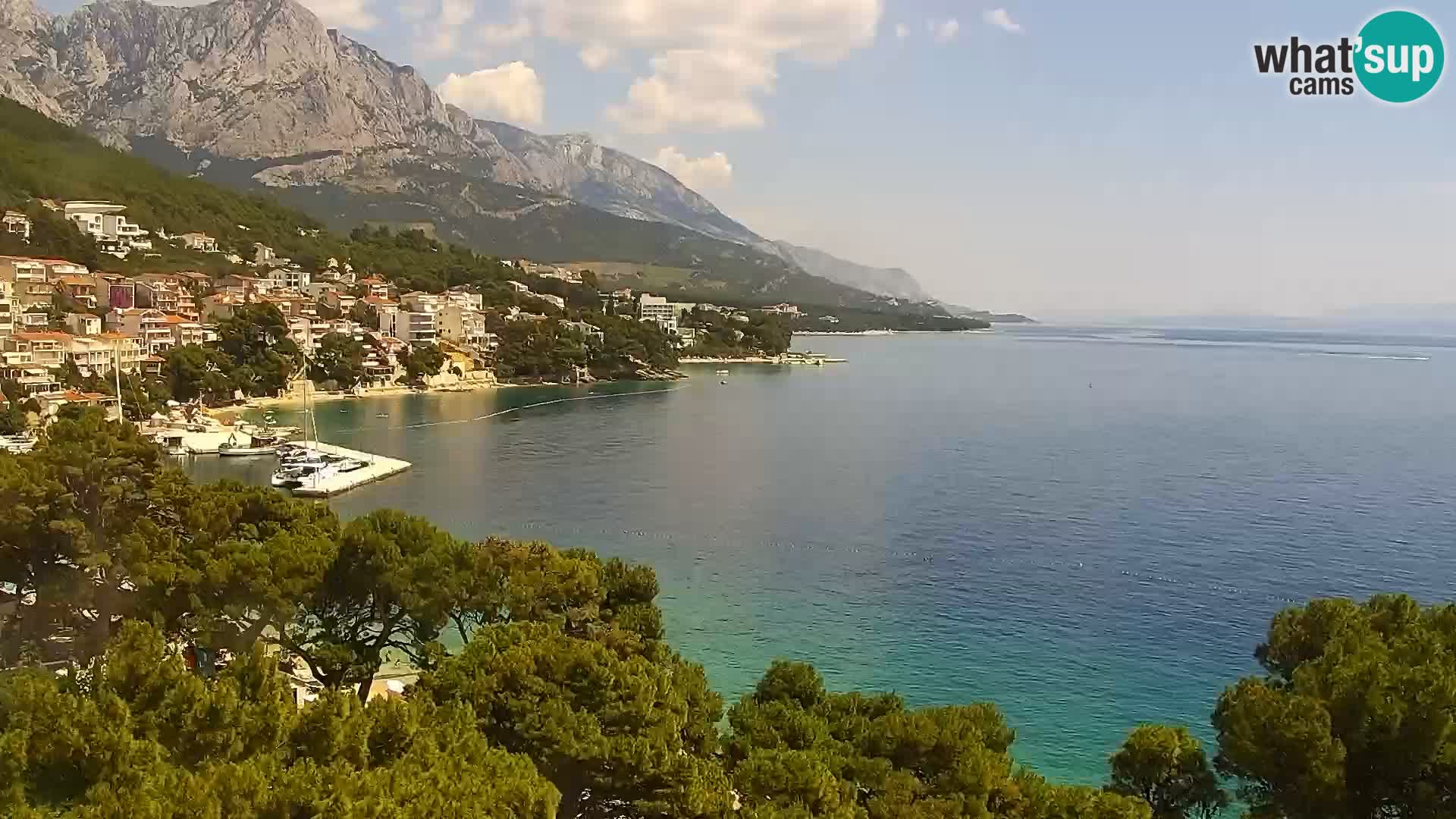 PTZ Webcam Brela – Panorama