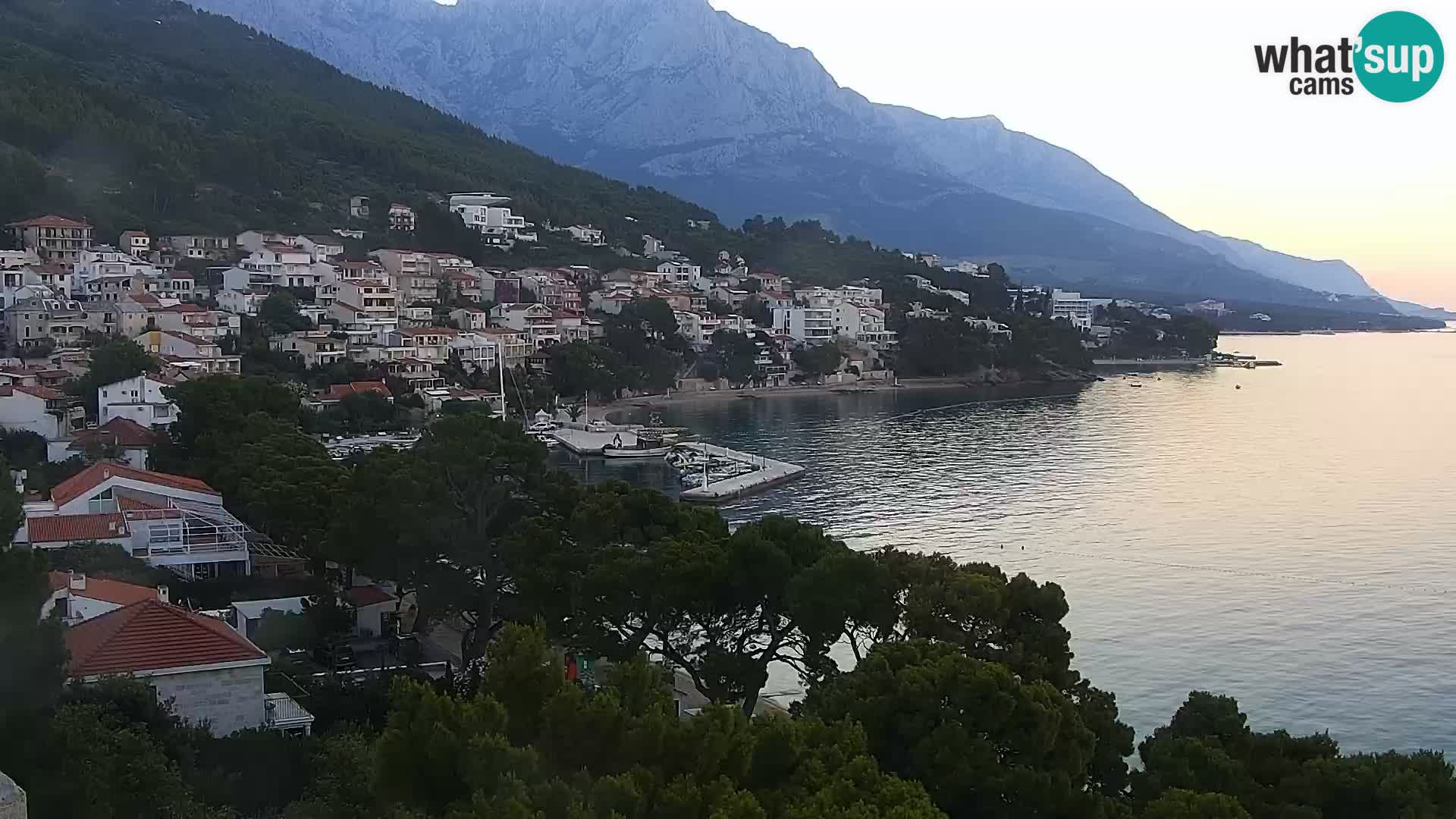 Okretna web kamera Brela – Panorama