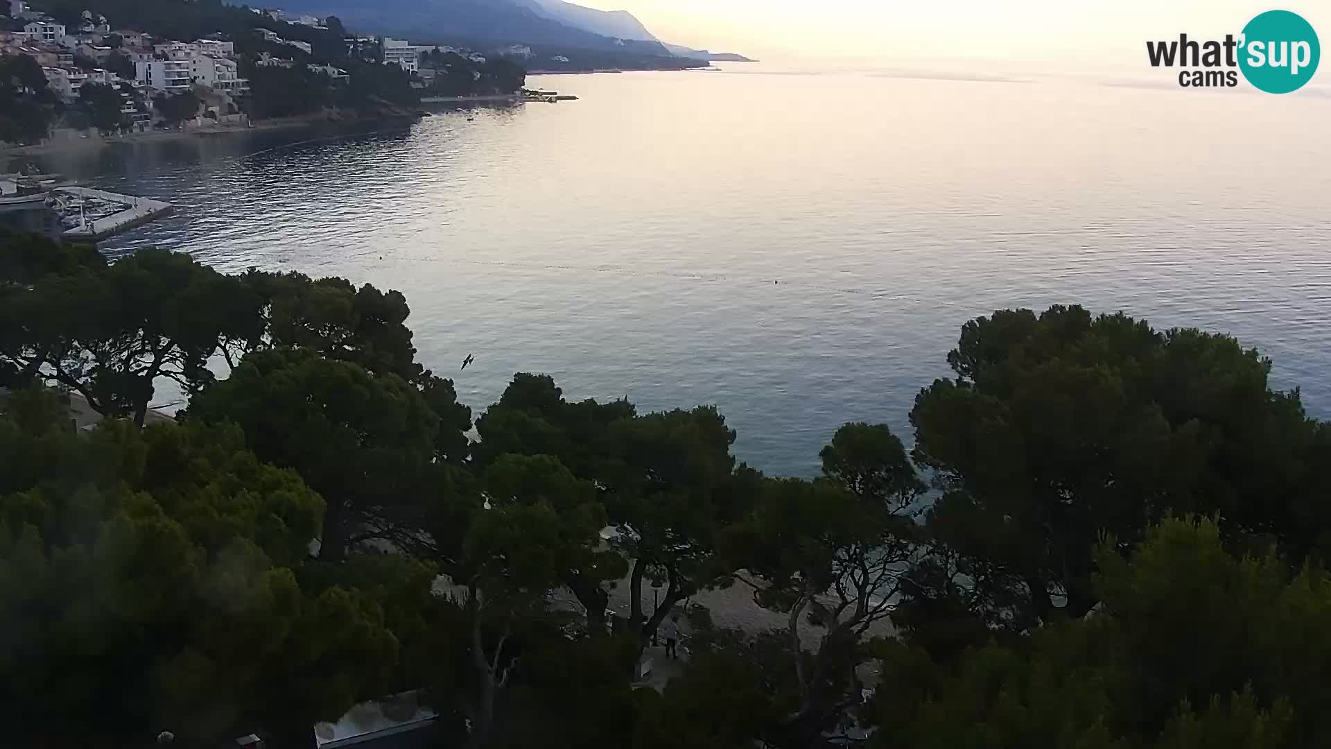 Okretna web kamera Brela – Panorama