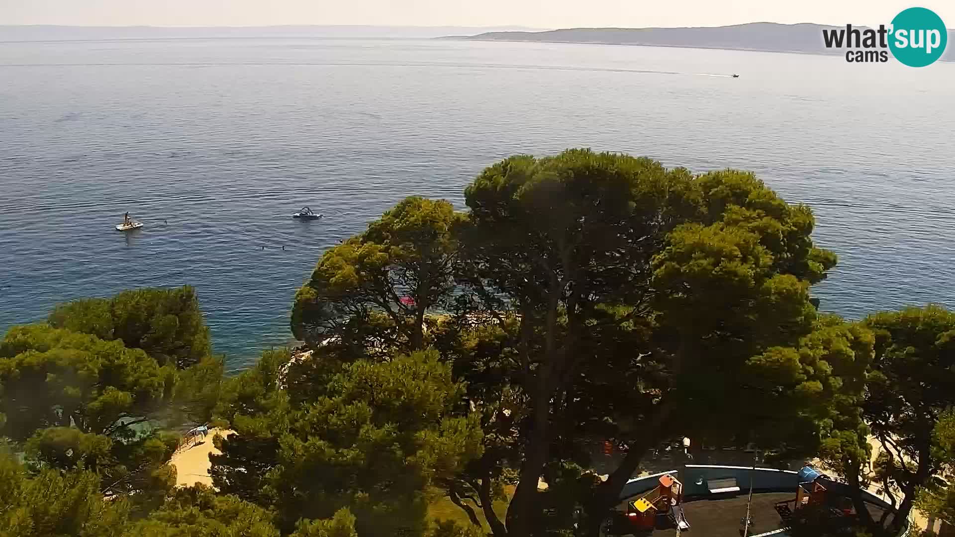 Live webcam Brela – Panorama