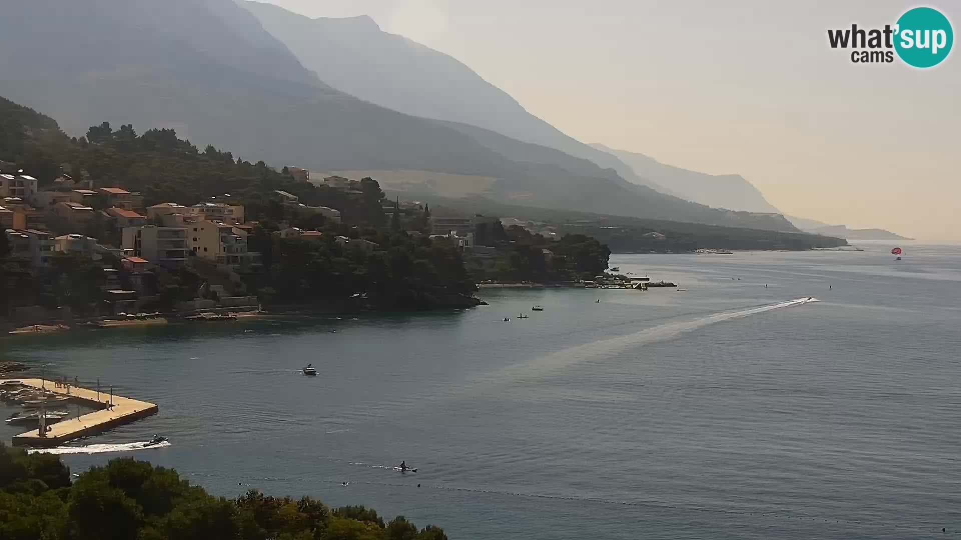 PTZ Webcam Brela – Panorama