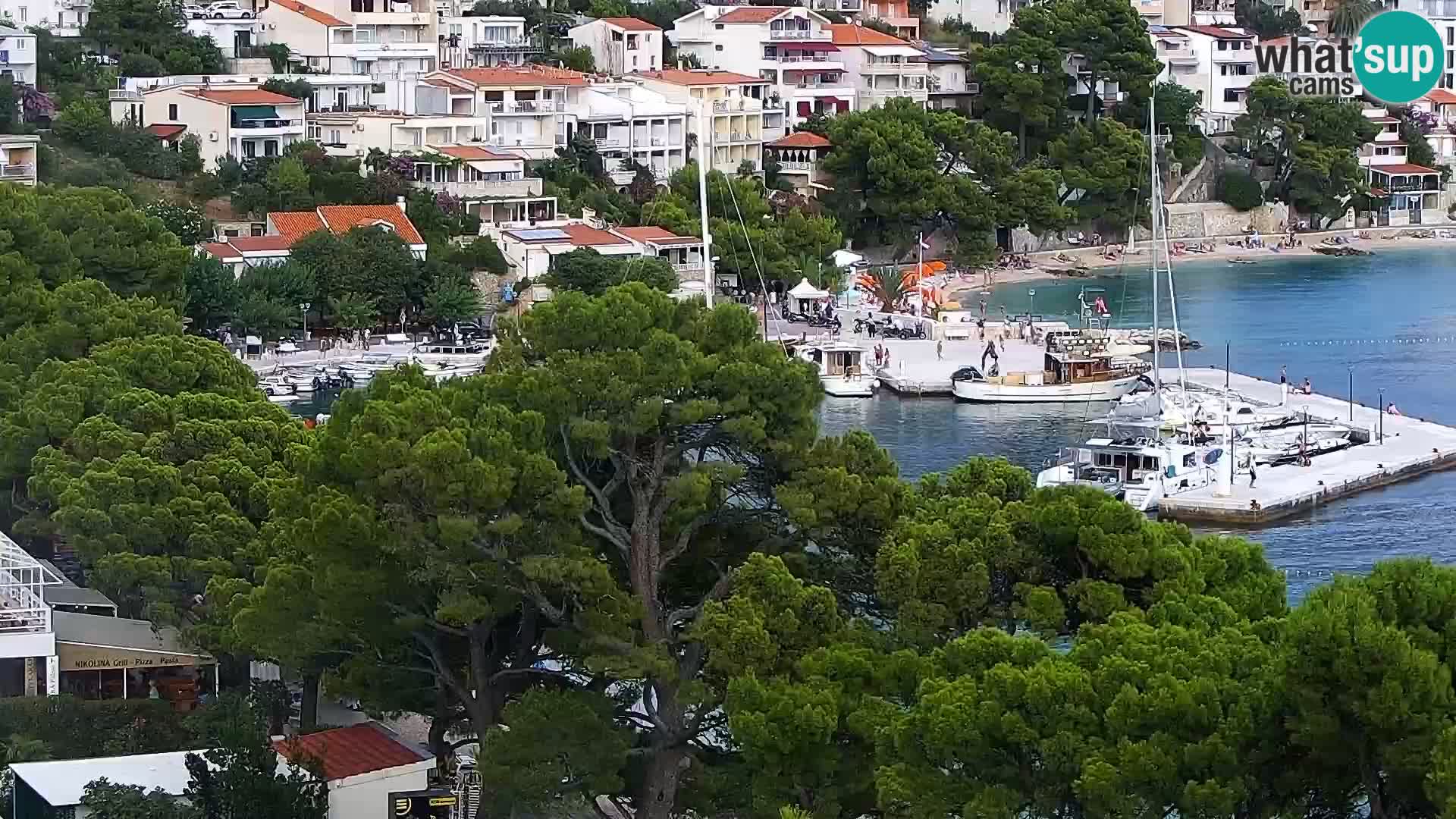 Live webcam Brela – Panorama