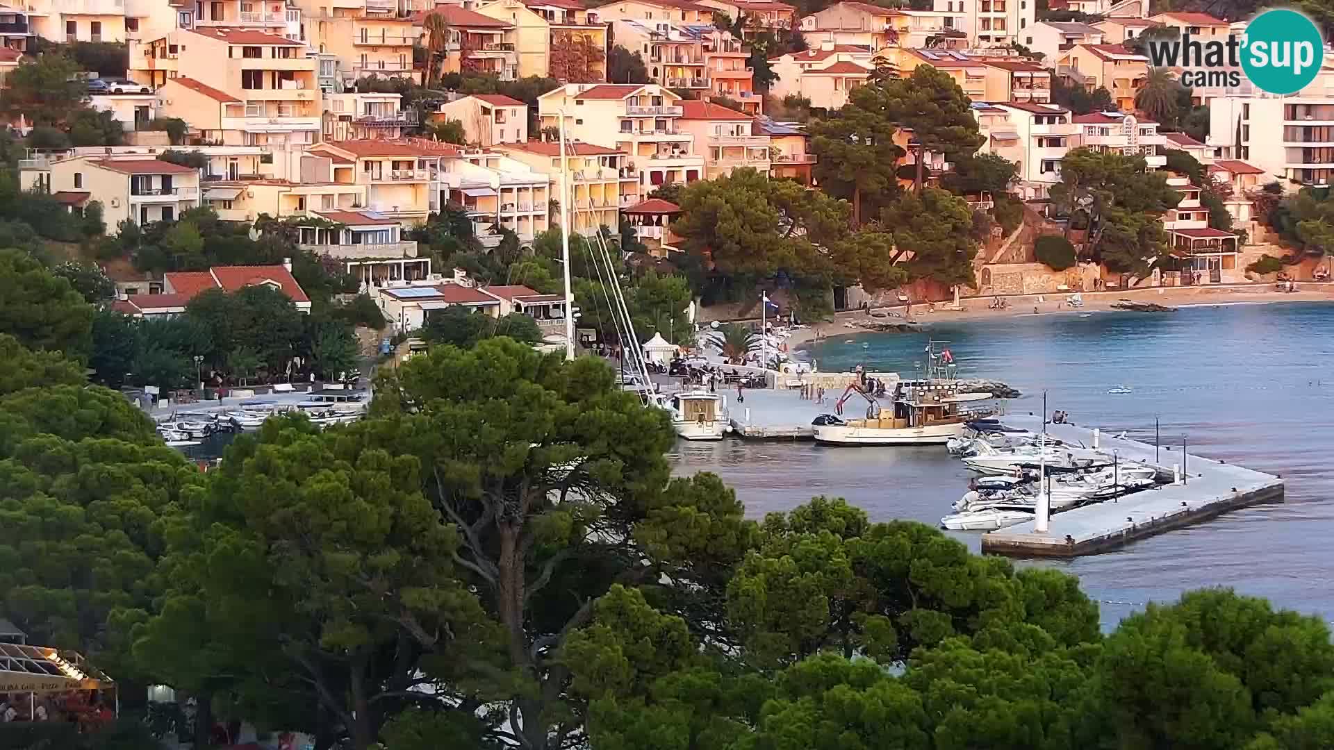 Live webcam Brela – Panorama