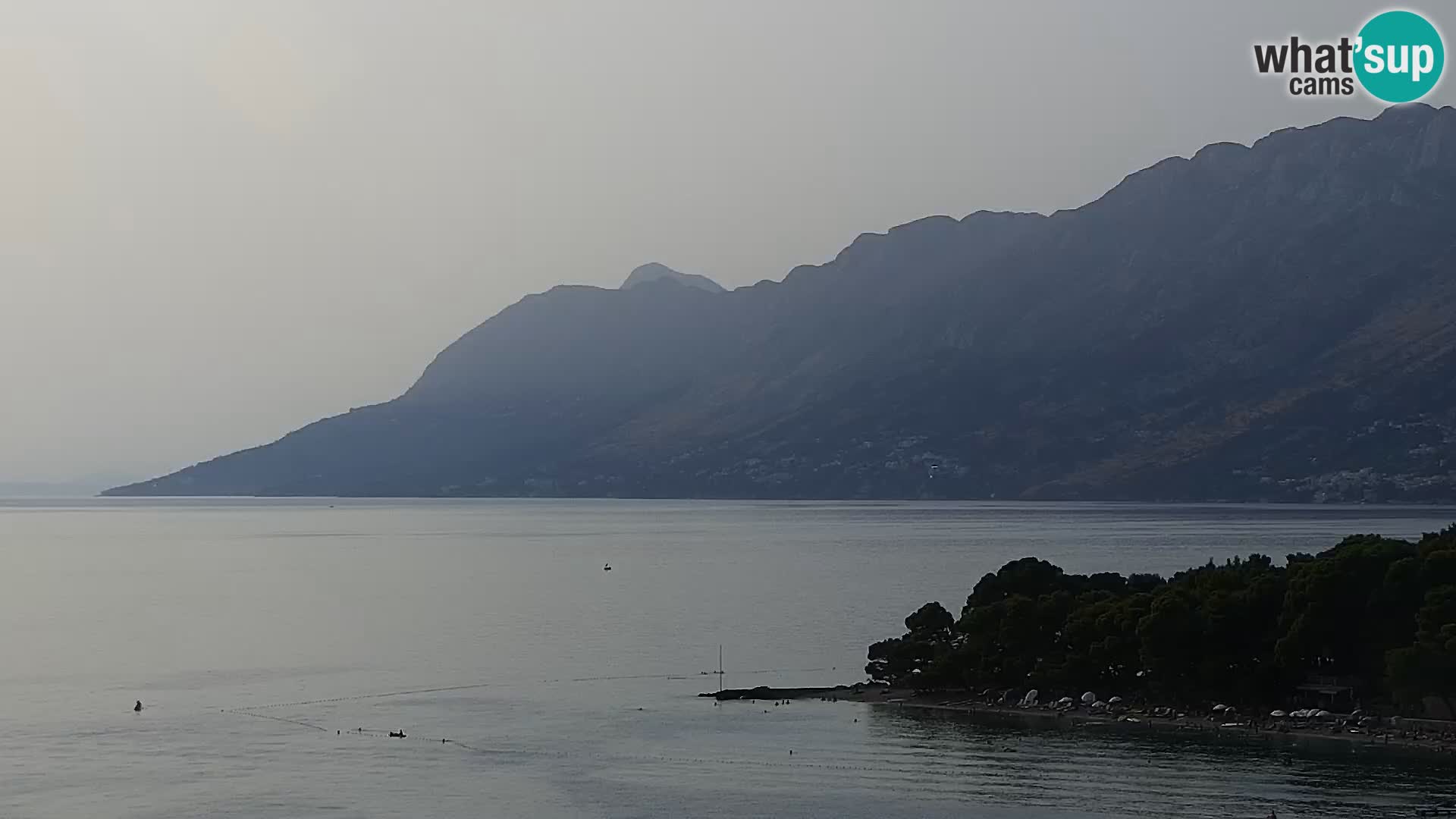 Okretna web kamera Brela – Panorama